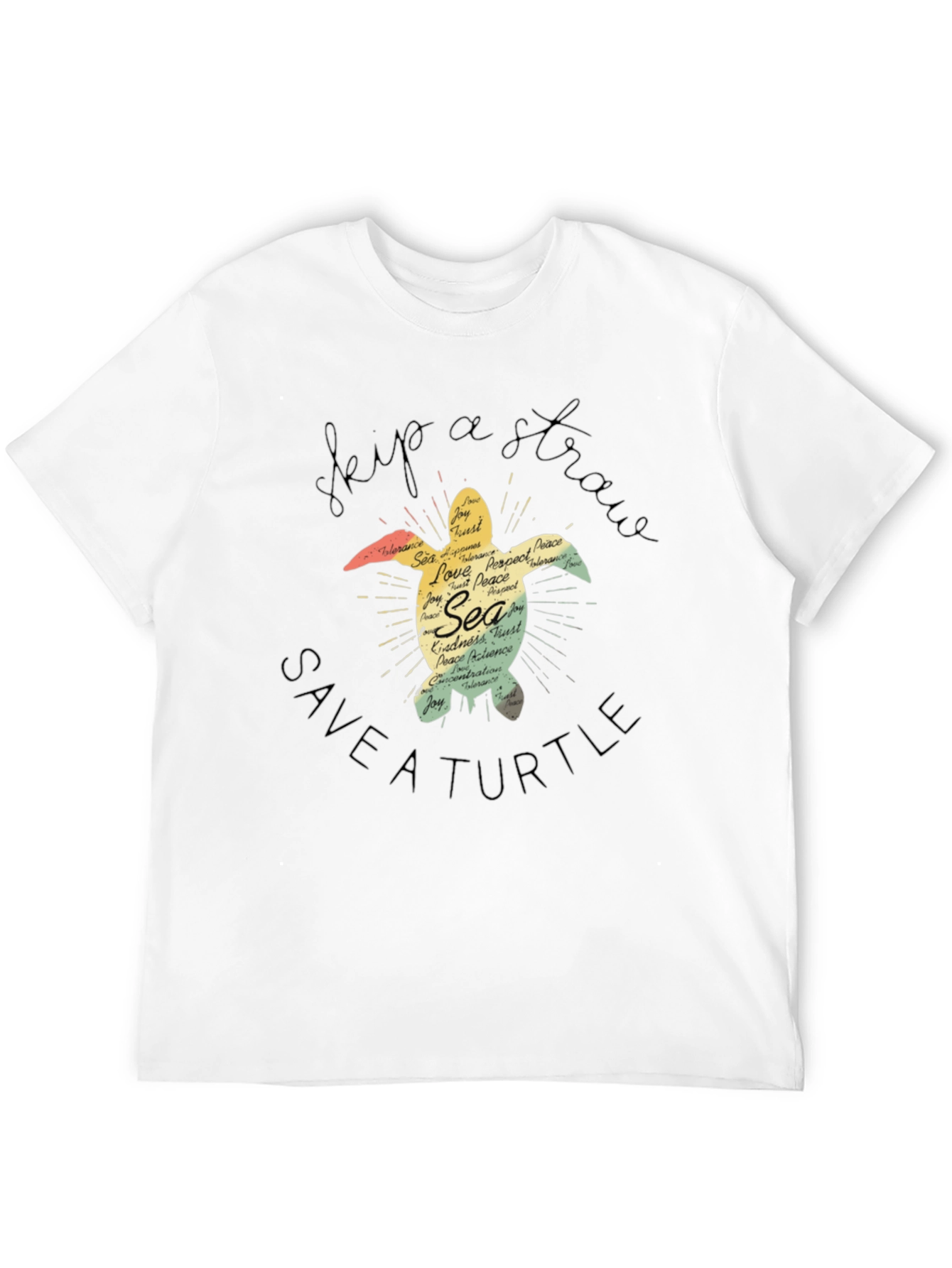 Skip A Straw Save A Turtle T-Shirt