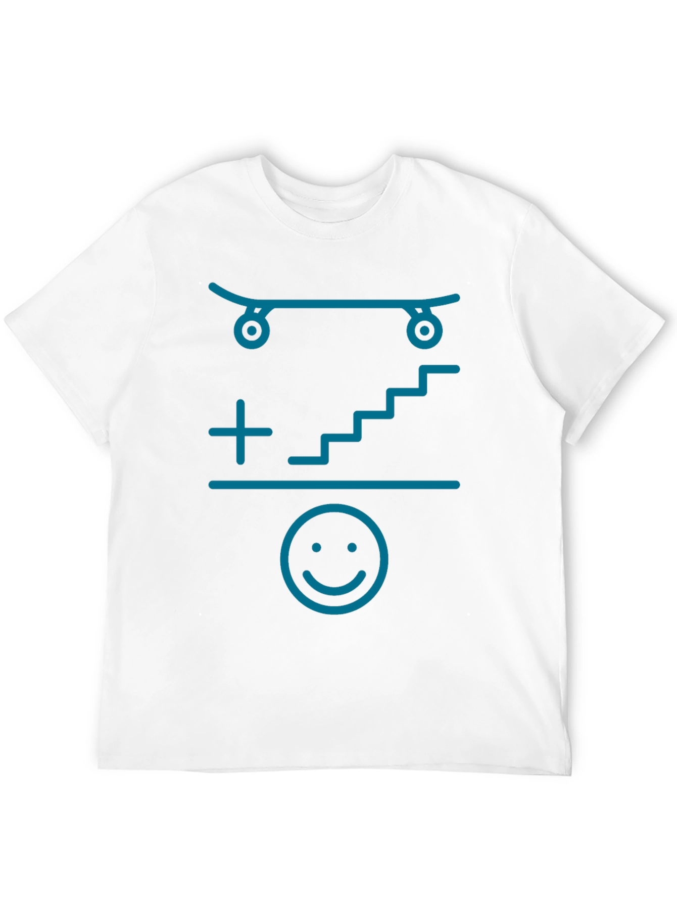 Skate Stairs Graphic T-Shirt - Cool & Comfortable!