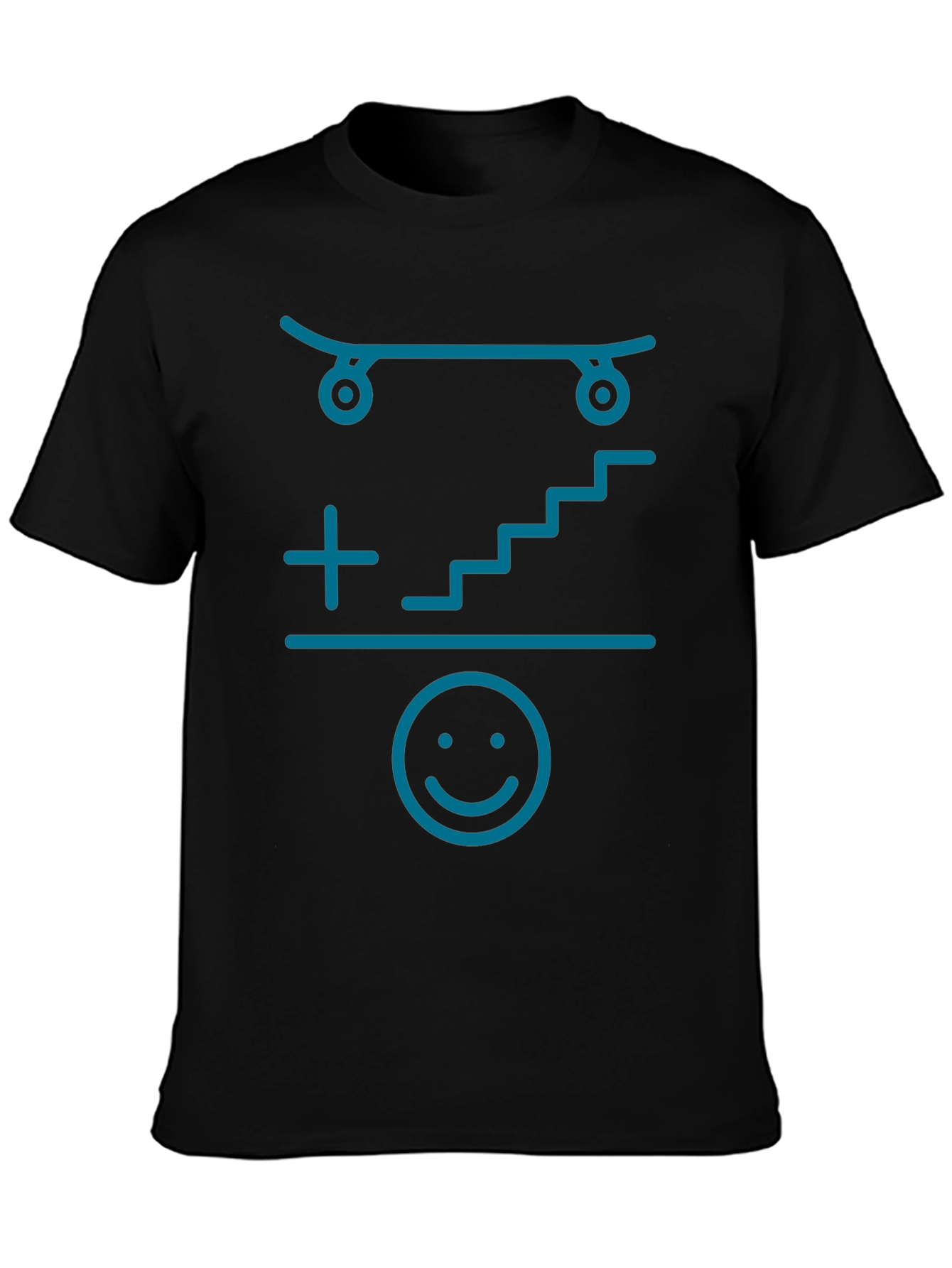 Skate Stairs Graphic T-Shirt - Cool & Comfortable!