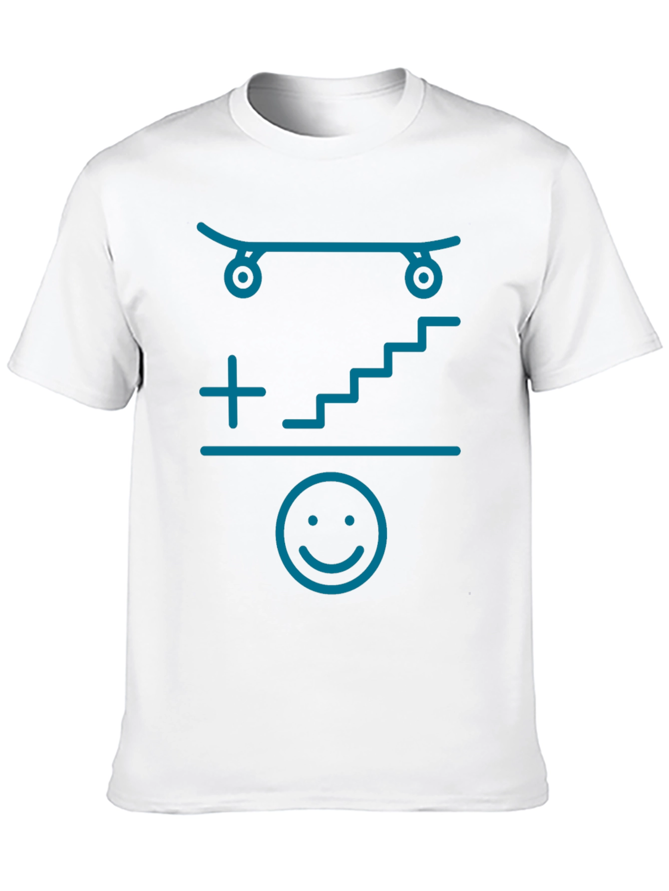 Skate Stairs Graphic T-Shirt - Cool & Comfortable!