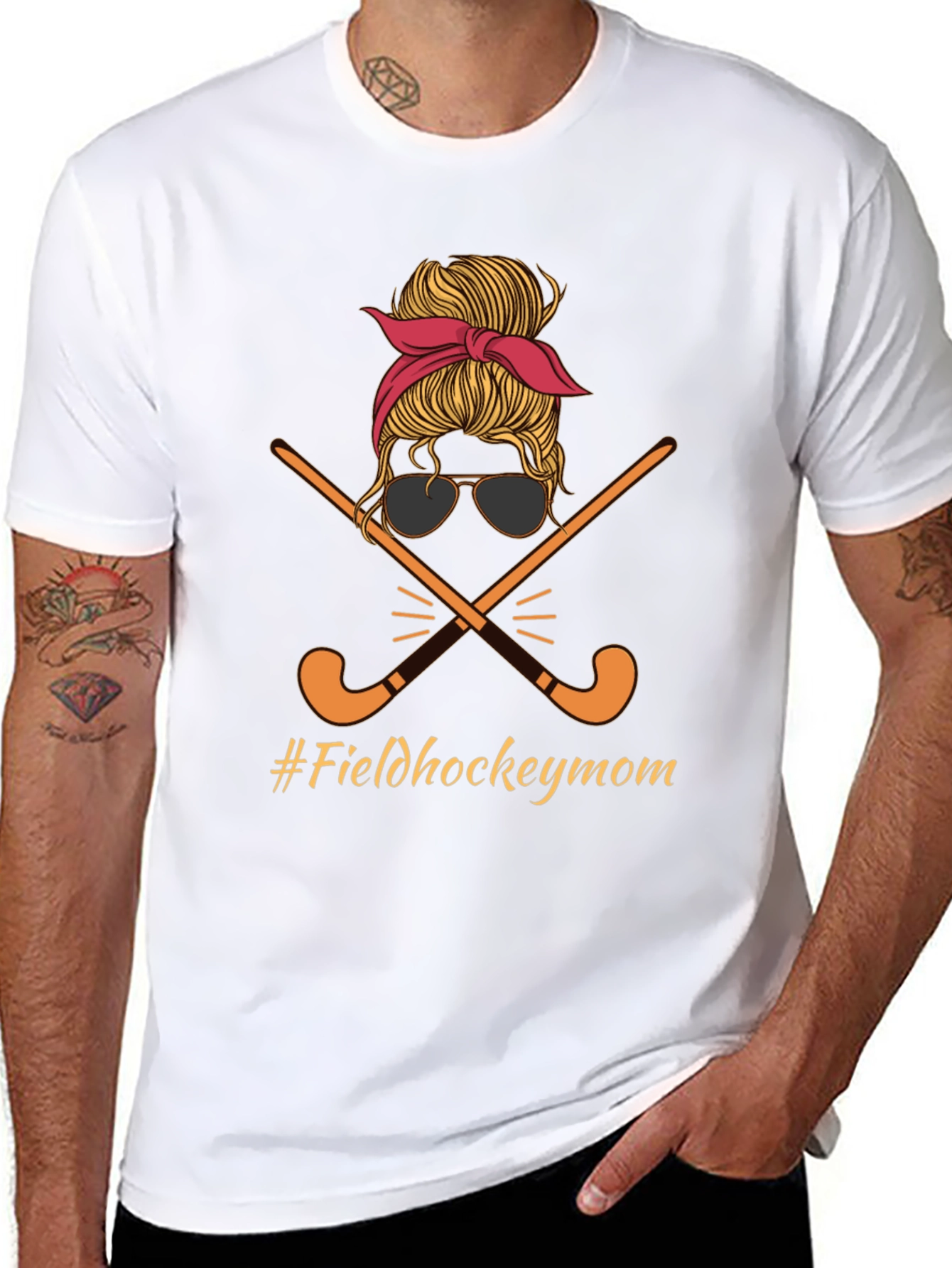 Field Hockey Mom Graphic Tee