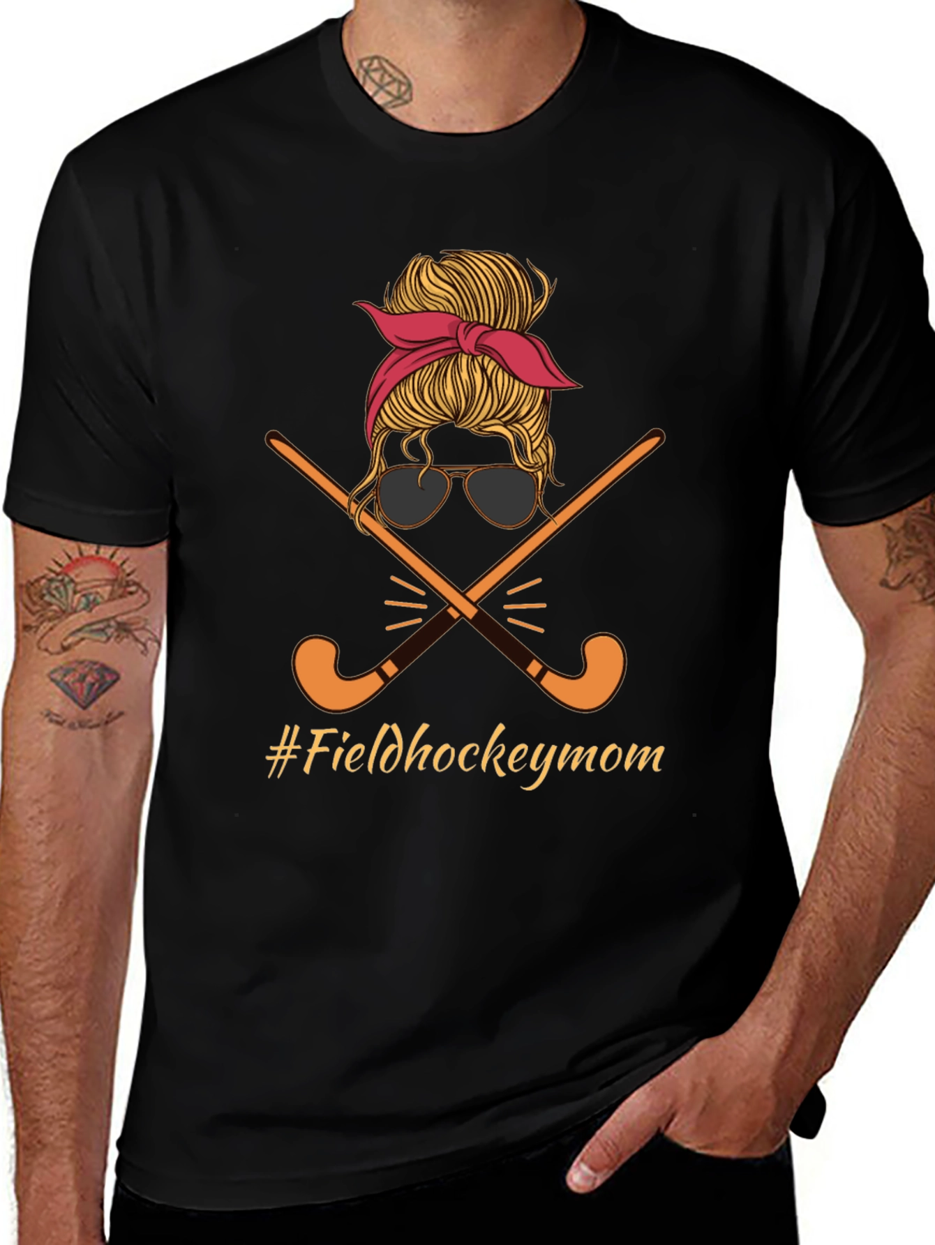 Field Hockey Mom Graphic Tee