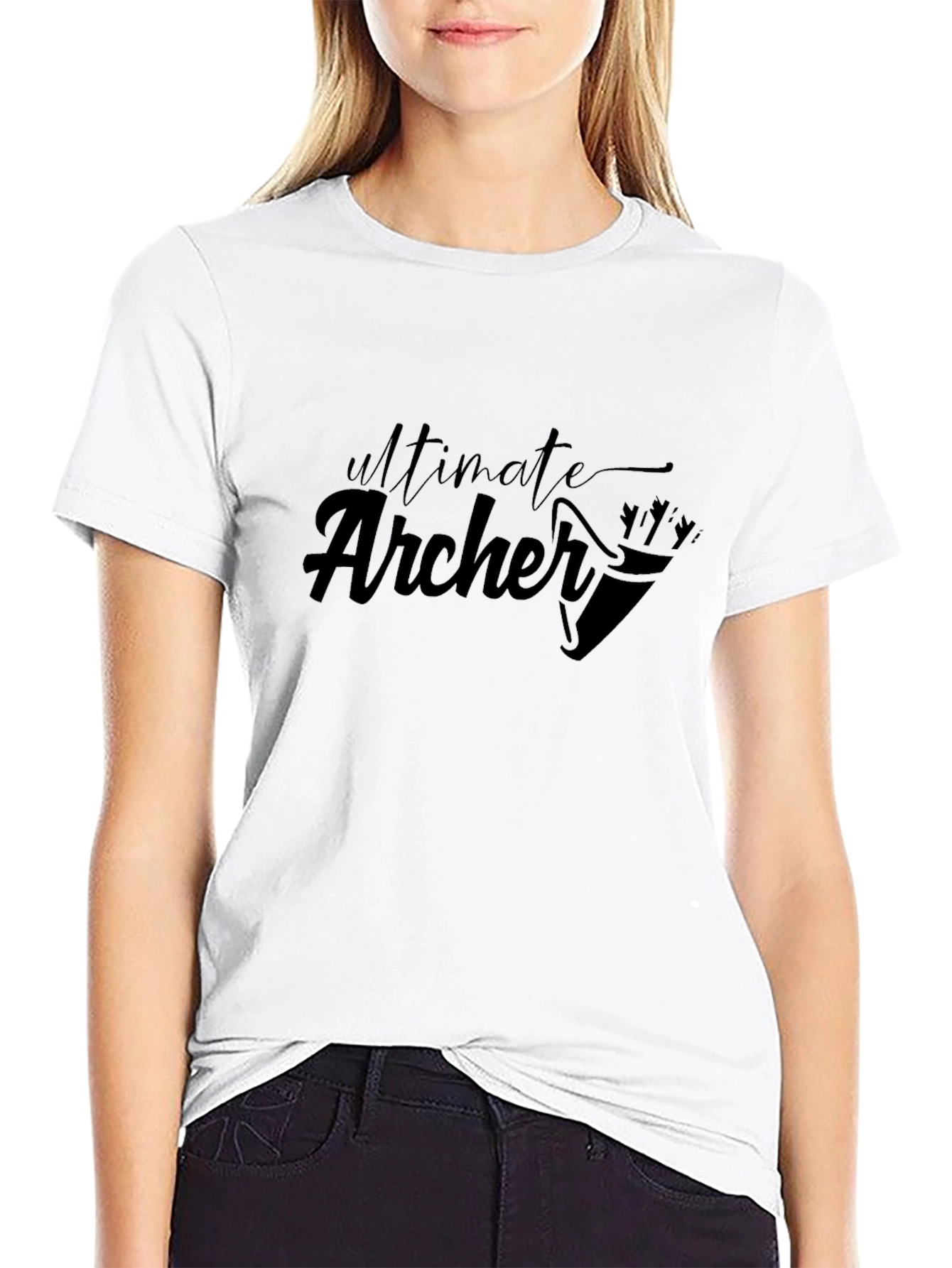 Ultimate Archer T-Shirt - Black Graphic Tee