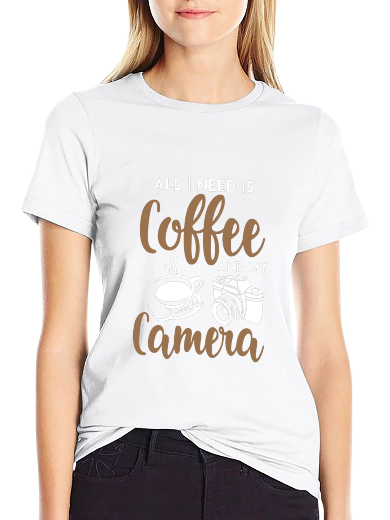 Coffee and Camera Graphic Tee