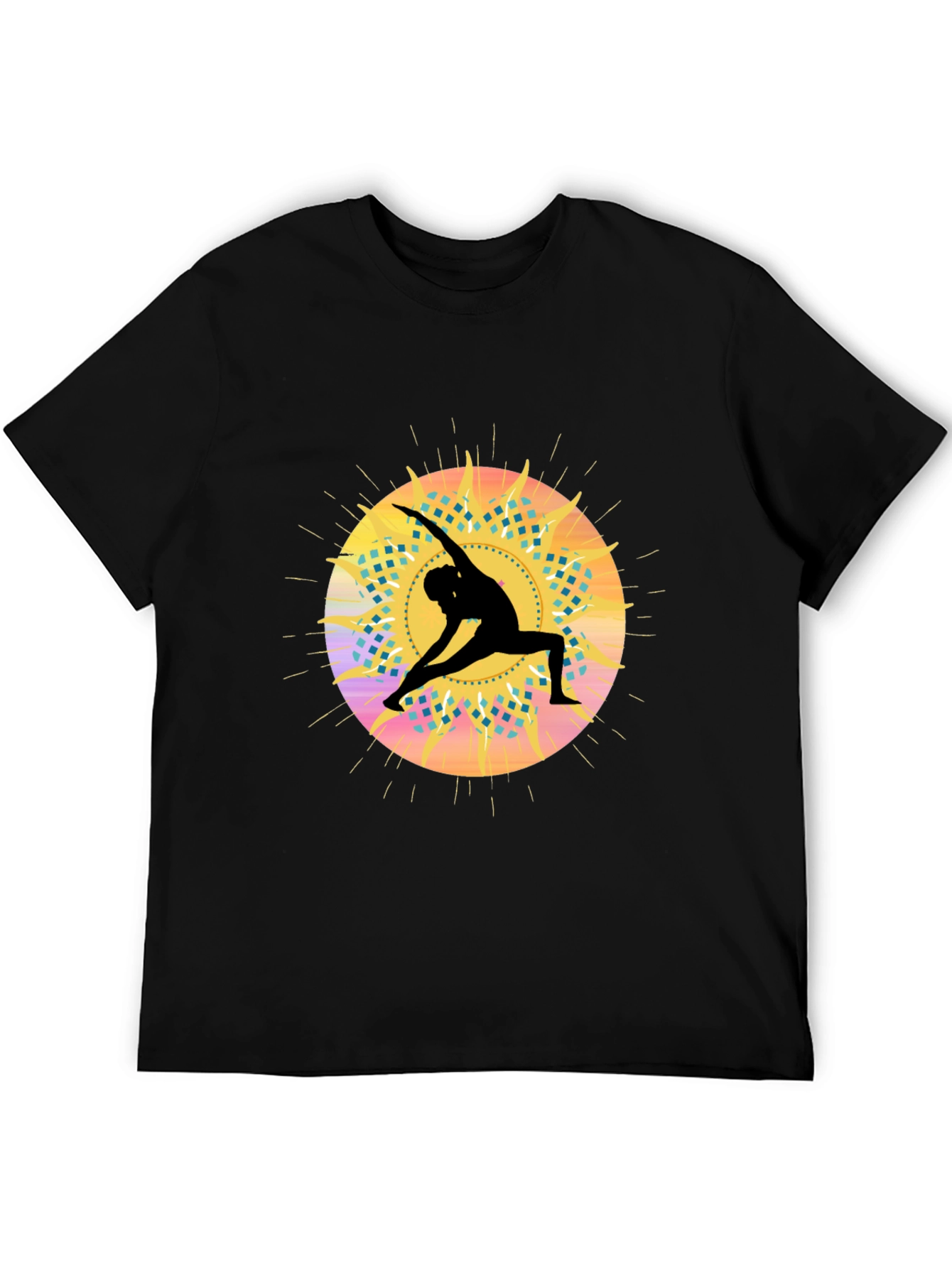 Yoga Silhouette Graphic T-Shirt
