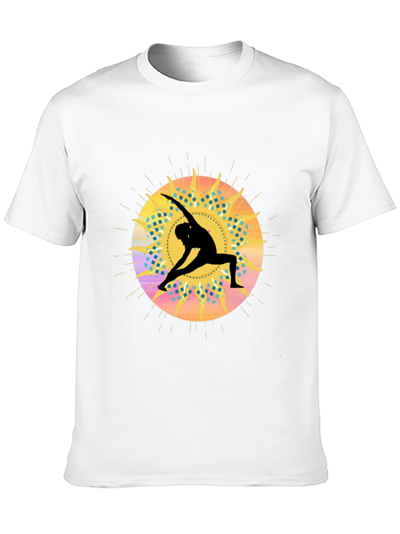 Yoga Silhouette Graphic T-Shirt