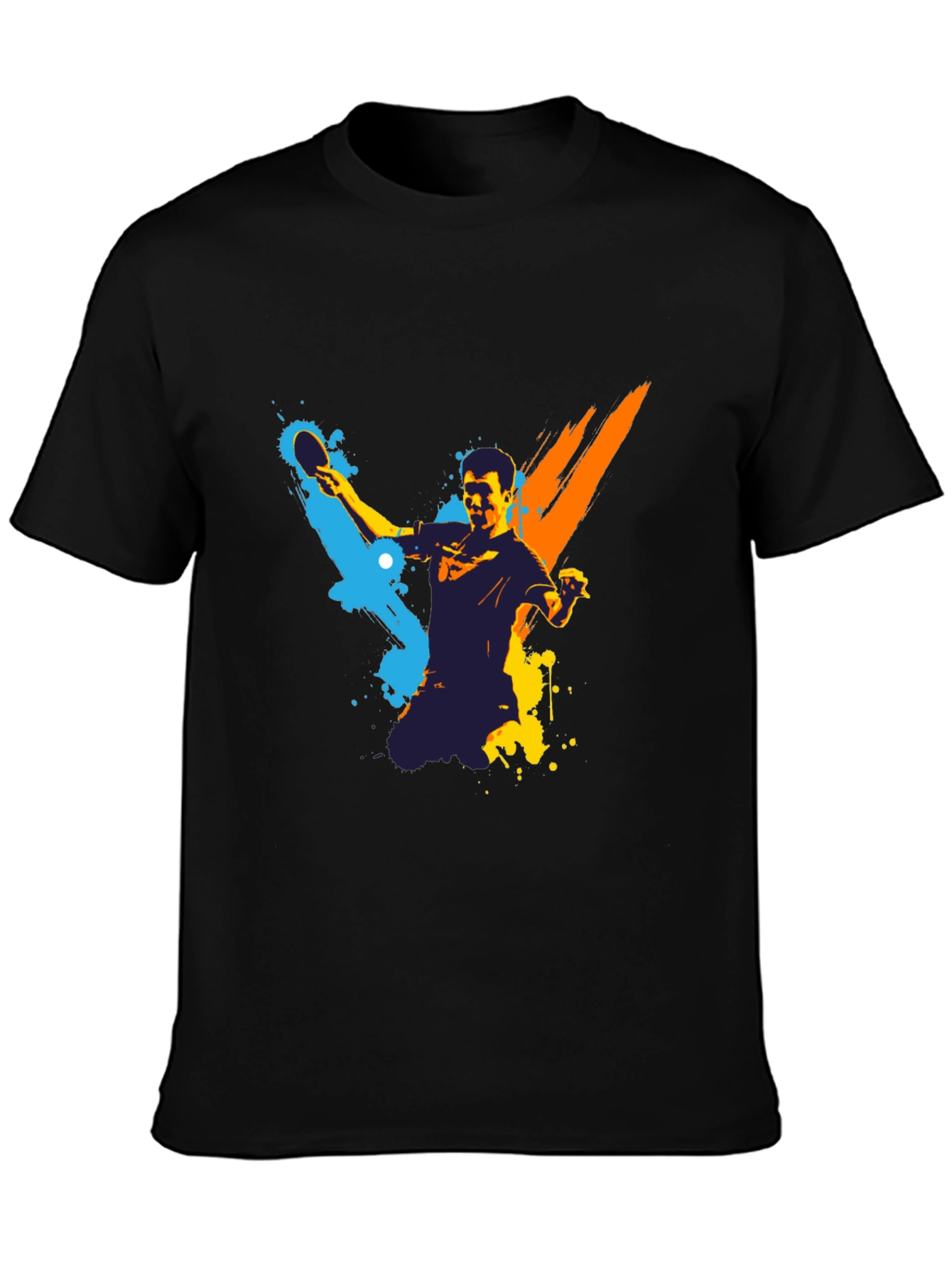 Table Tennis Player Graphic T-Shirt