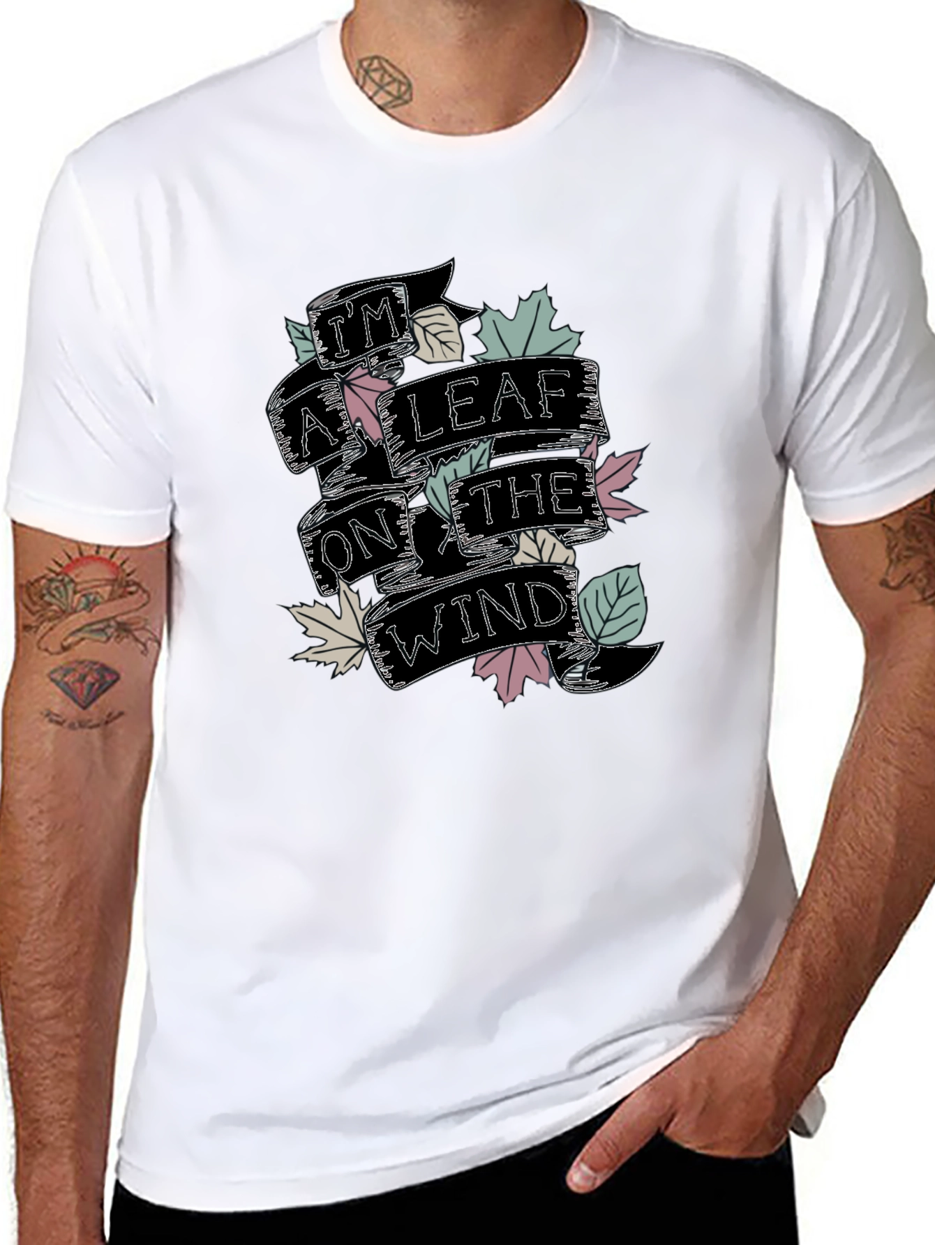 Im a Leaf on the Wind Graphic T-Shirt
