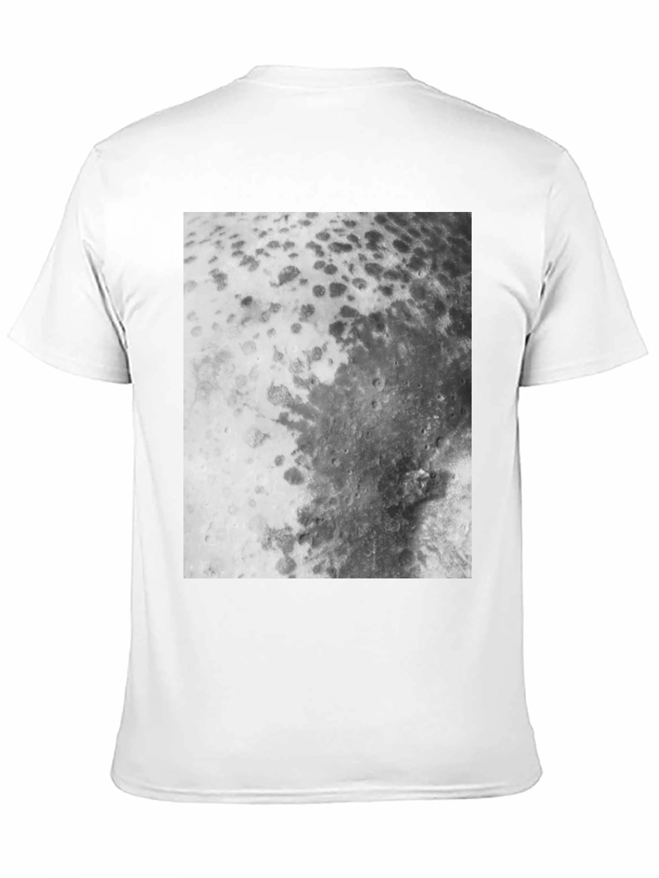 Lunar Surface Graphic Tee - Black Cotton