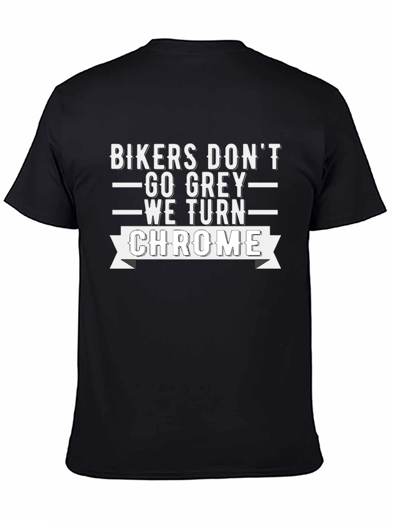 Bikers Chrome T-Shirt - Motorcycle Rider Apparel