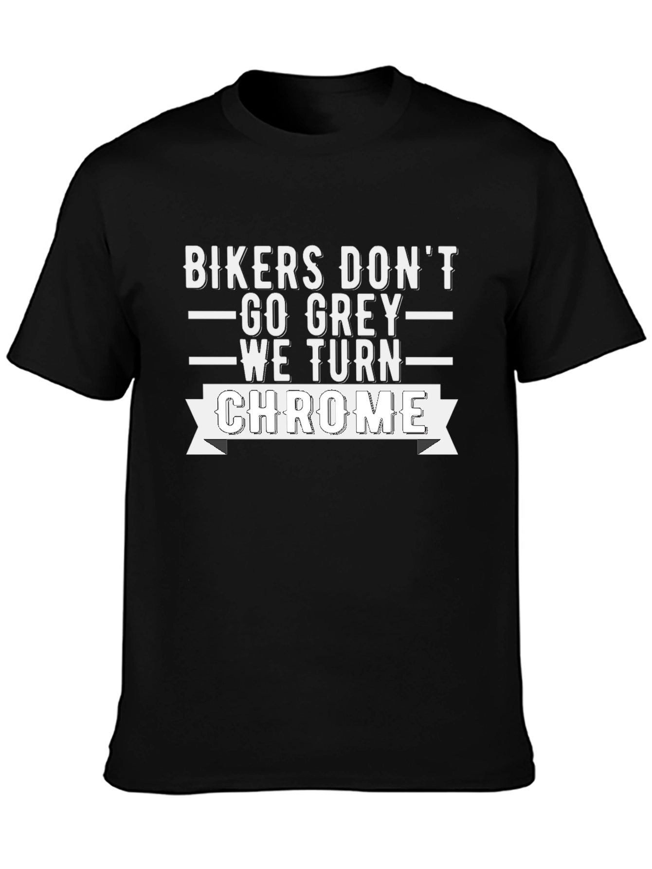 Bikers Chrome T-Shirt - Motorcycle Rider Apparel