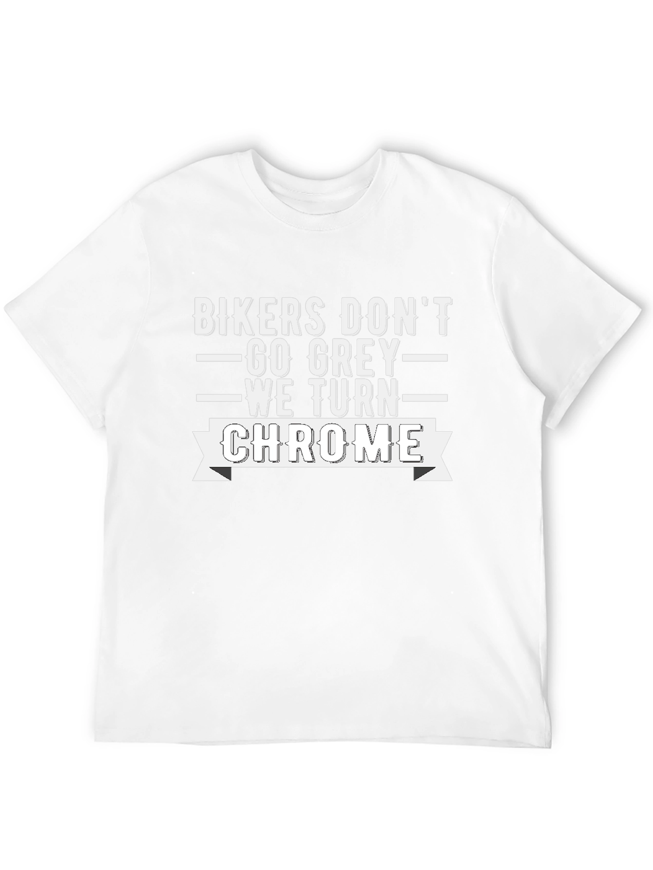 Bikers Chrome T-Shirt - Motorcycle Rider Apparel