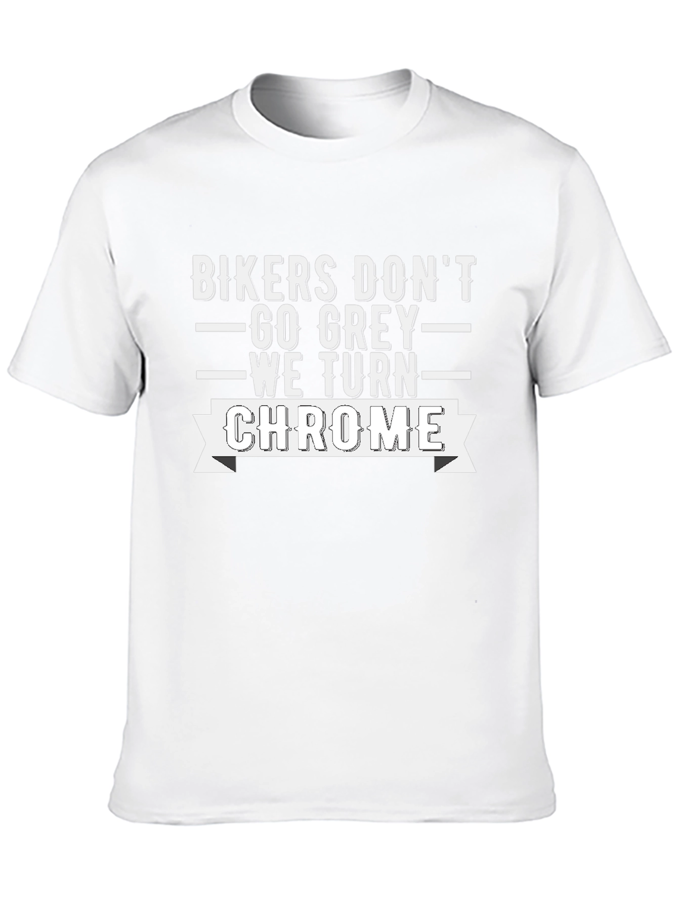 Bikers Chrome T-Shirt - Motorcycle Rider Apparel