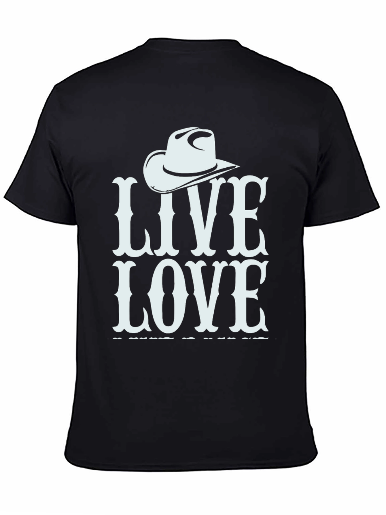 Live Love Rodeo T-Shirt Black