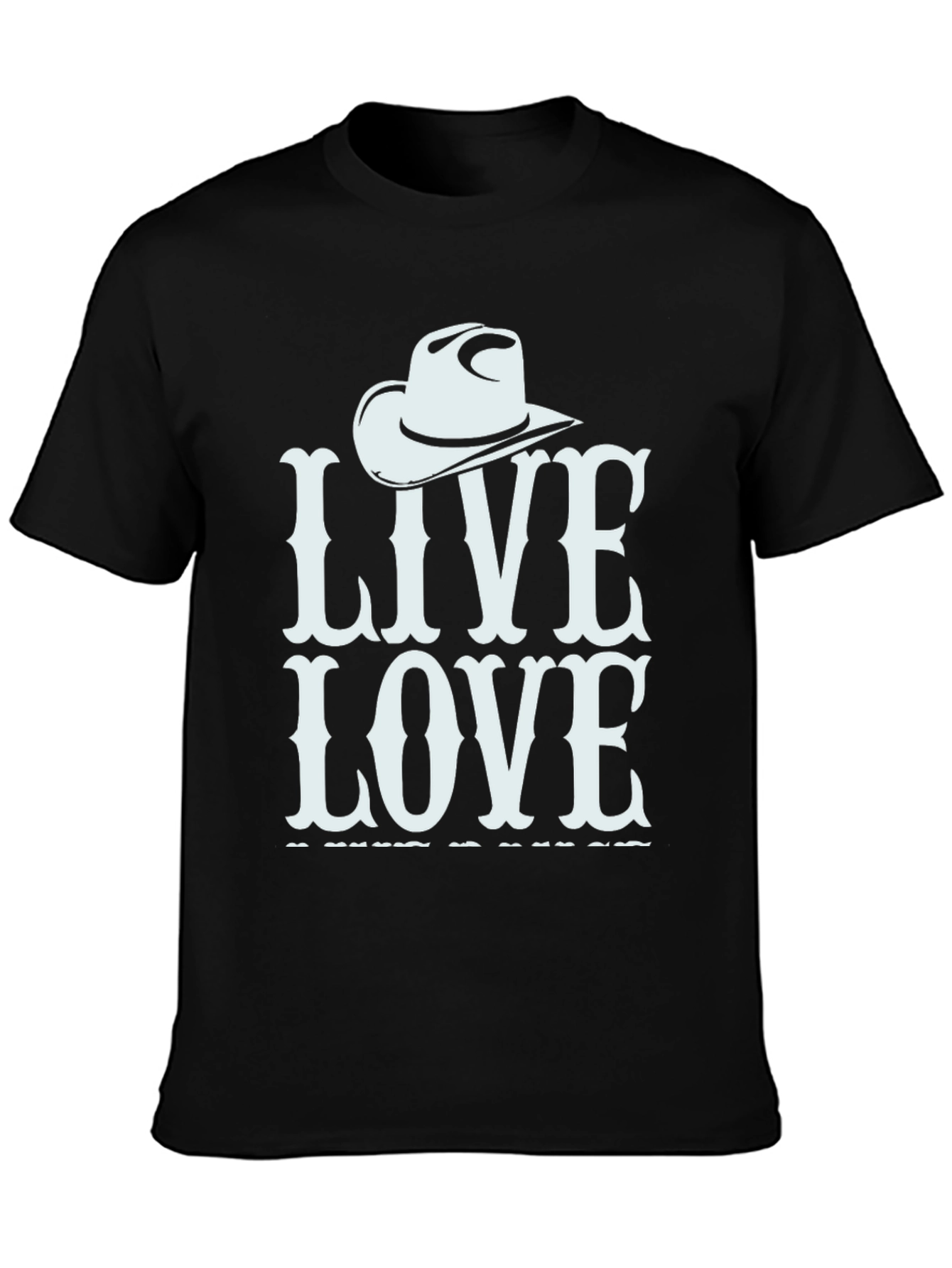 Live Love Rodeo T-Shirt Black