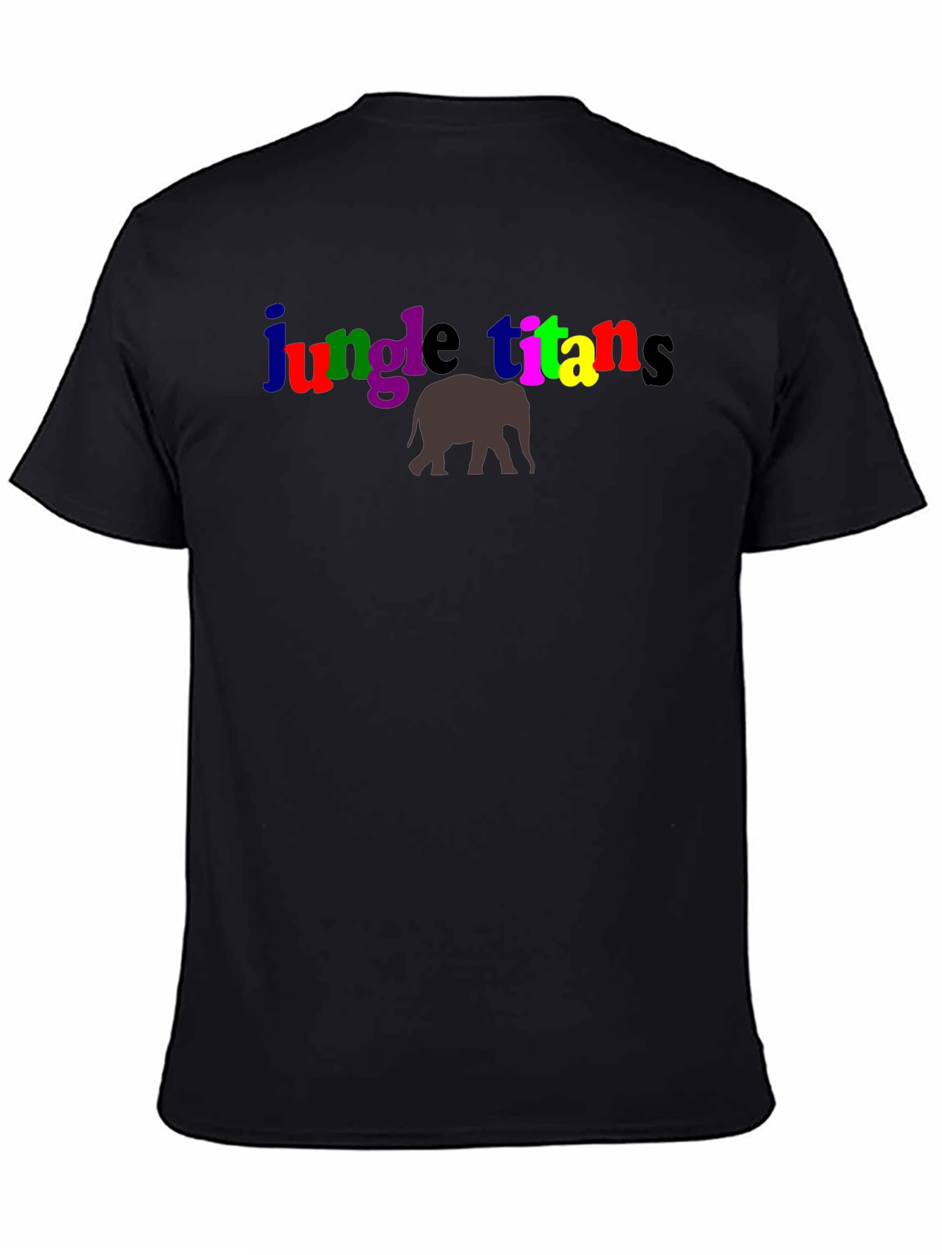 Jungle Titans T-Shirt with Elephant Graphic