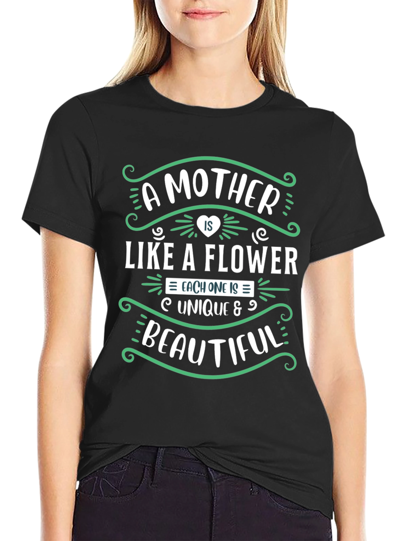 A Mother Is Like A Flower Graphic T-Shirt