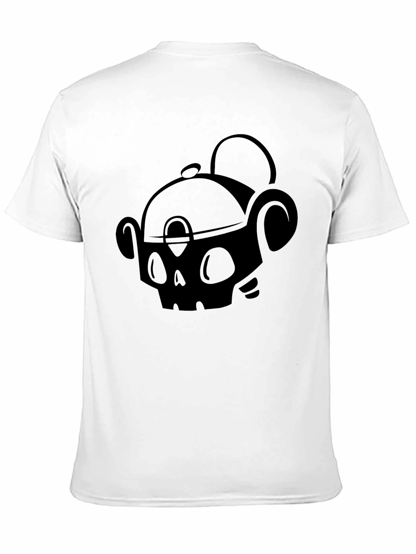 Skull Design Black T-Shirt