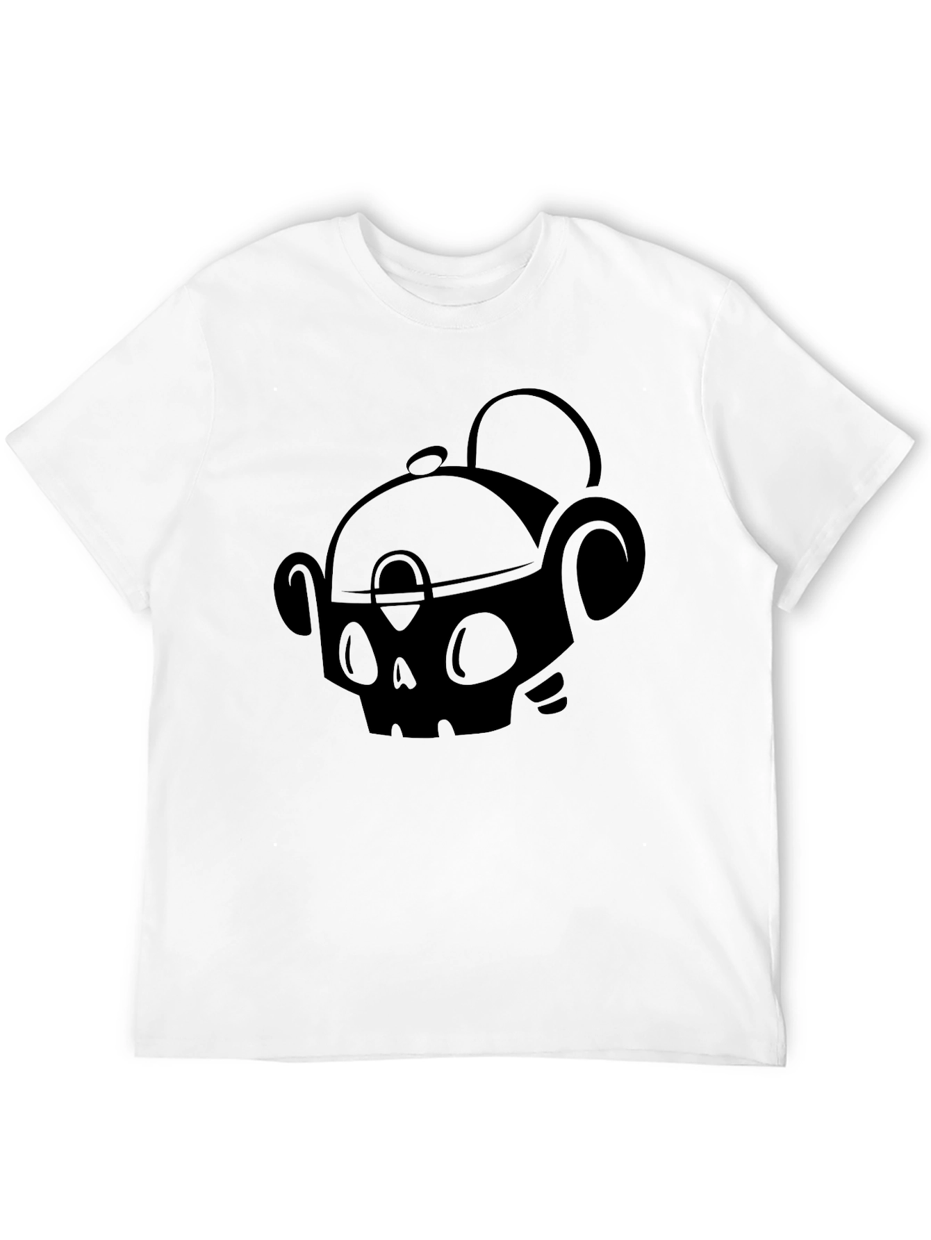 Skull Design Black T-Shirt