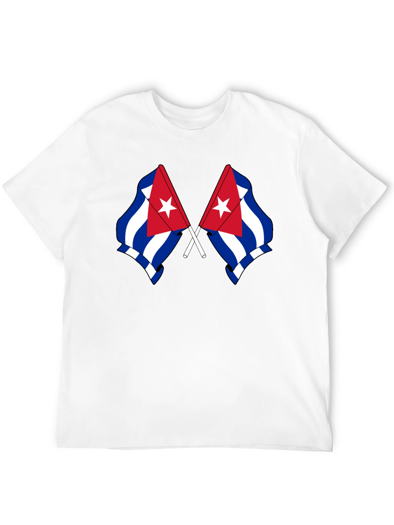 Cuban Flag Graphic Tee - Stylish & Patriotic