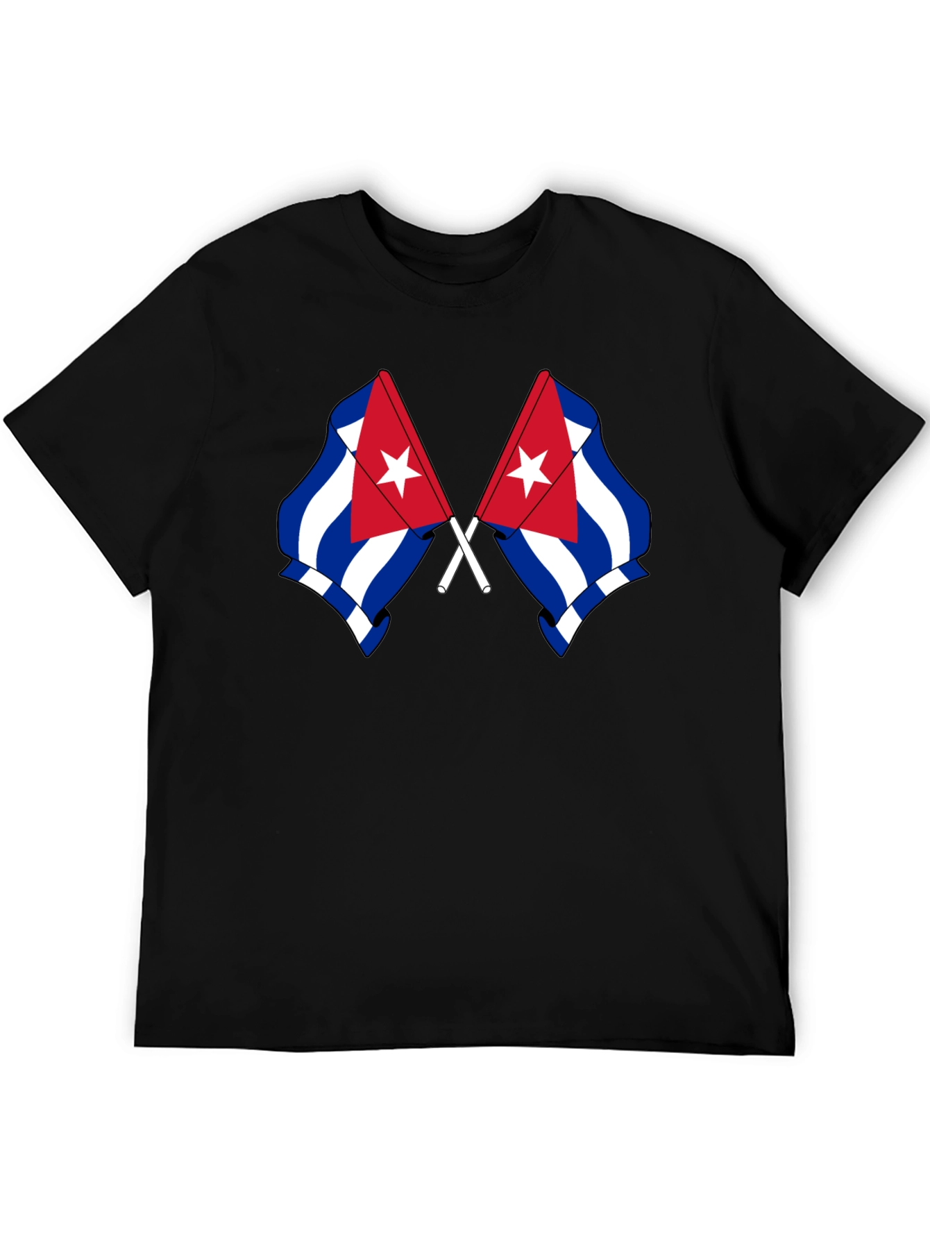 Cuban Flag Graphic Tee - Stylish & Patriotic
