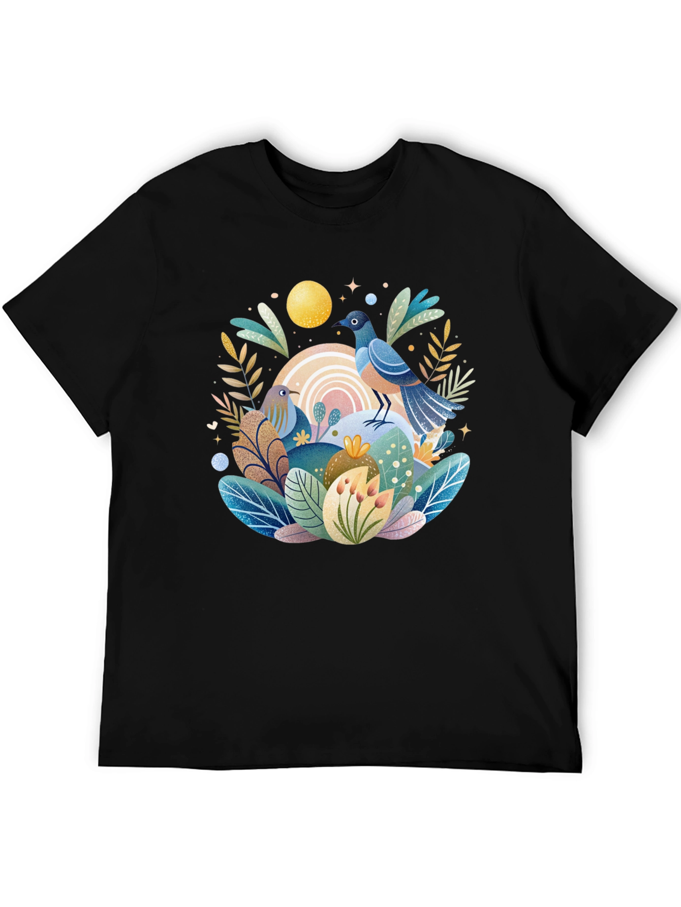 Nature Birds Graphic T-Shirt - Stylish Casual Wear