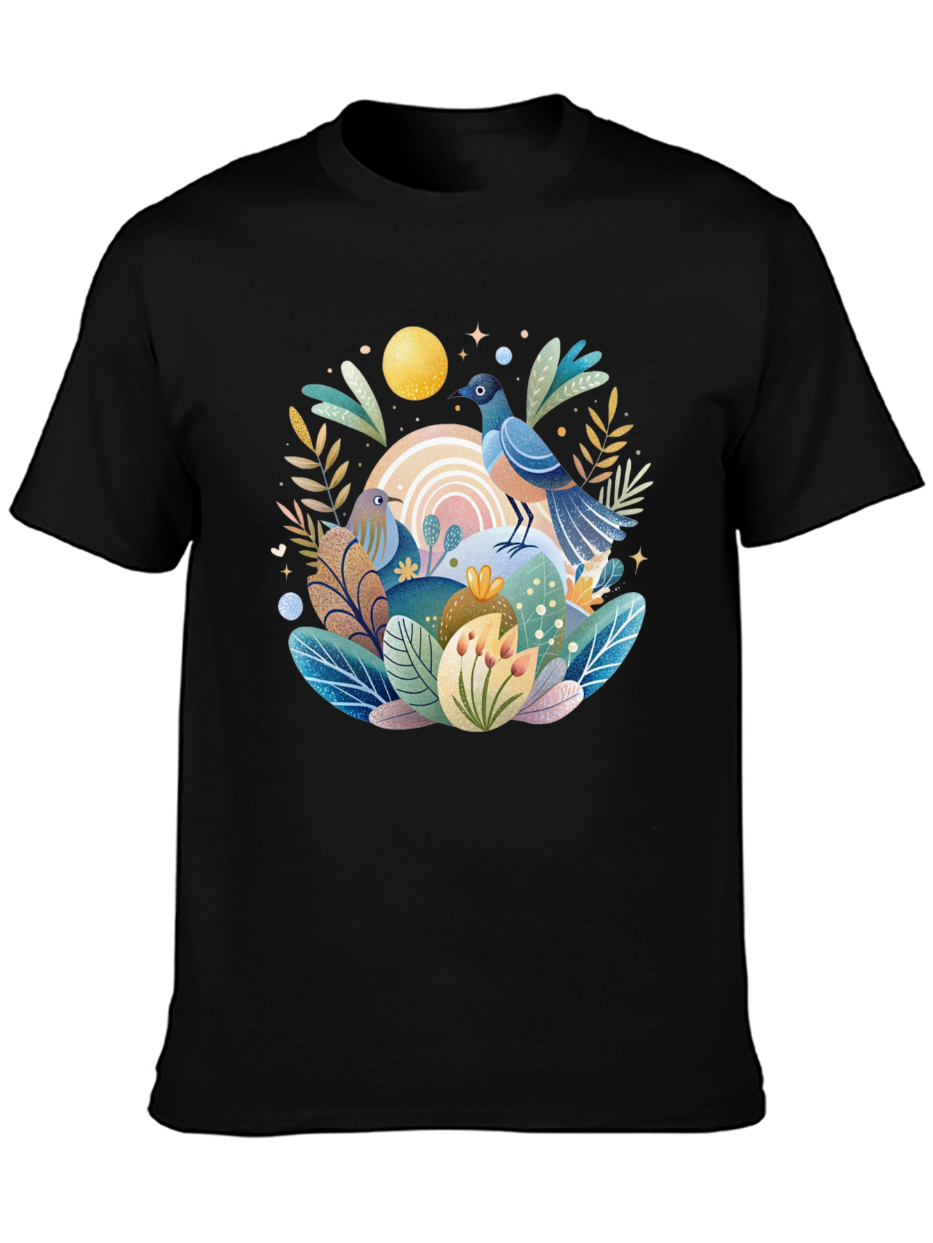Nature Birds Graphic T-Shirt - Stylish Casual Wear