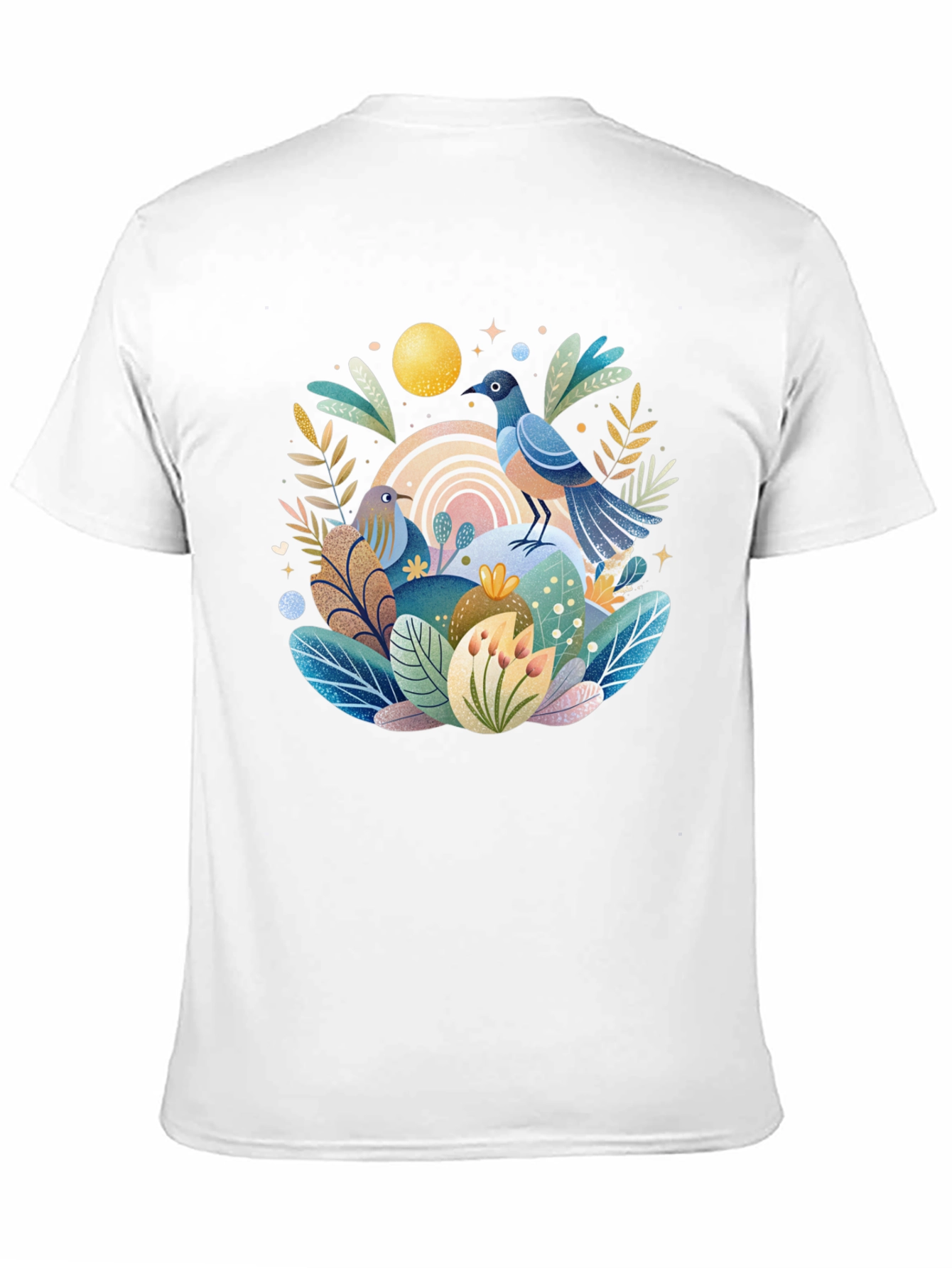 Nature Birds Graphic T-Shirt - Stylish Casual Wear