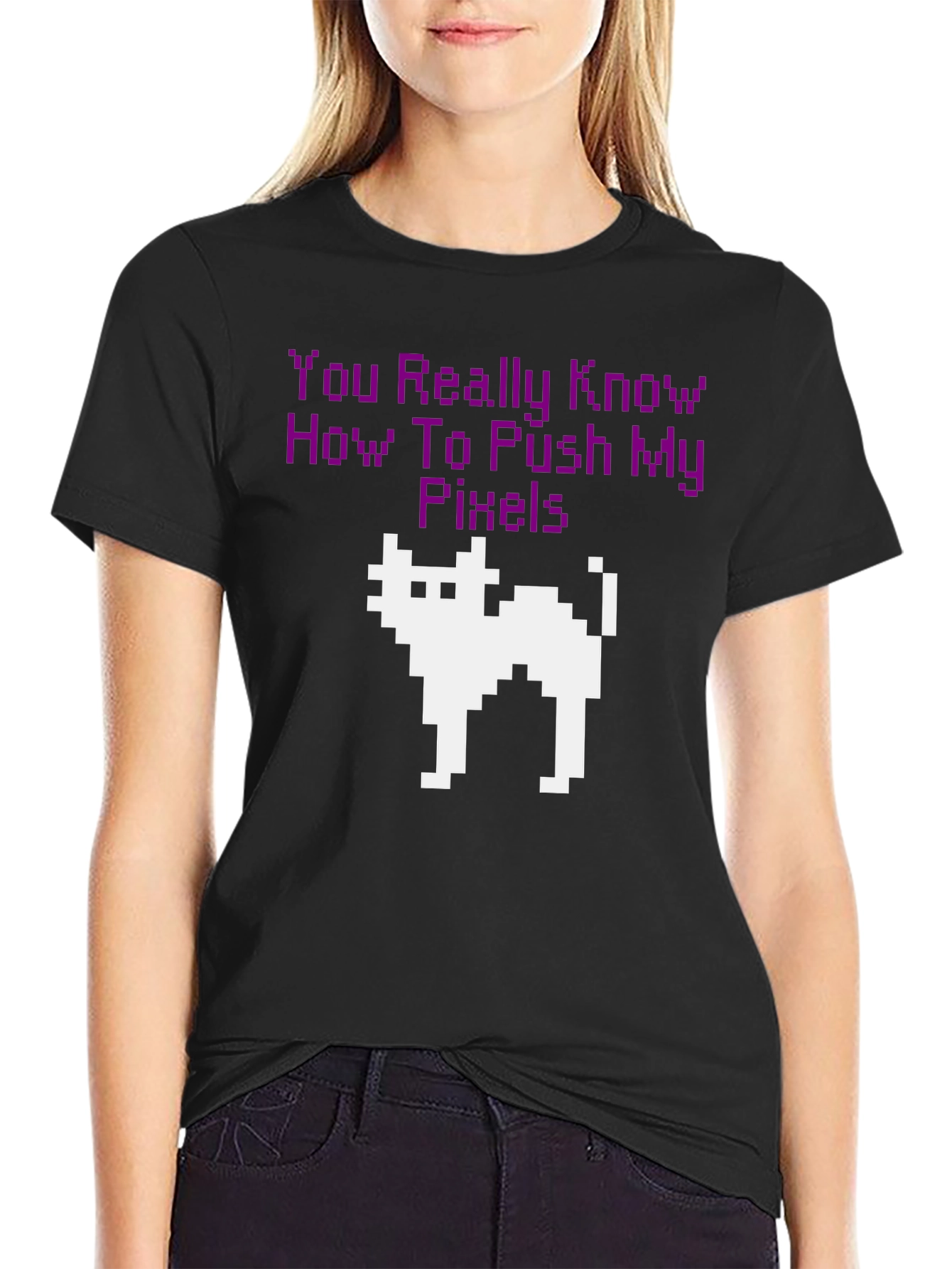 Pixel Cat T-Shirt - Gamer Style Tee