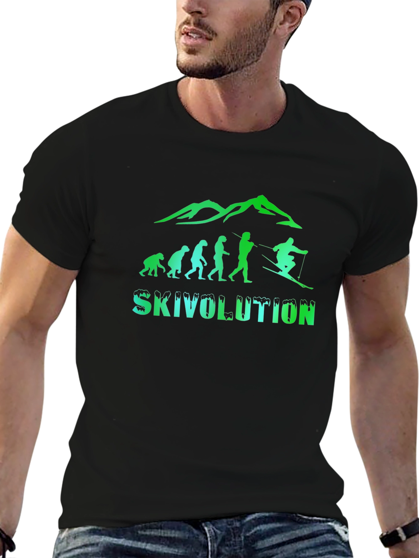 Ski Evolution T-Shirt: Skivolution