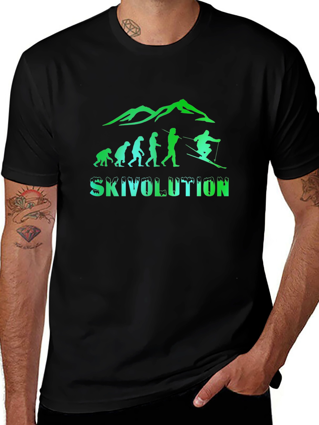 Ski Evolution T-Shirt: Skivolution