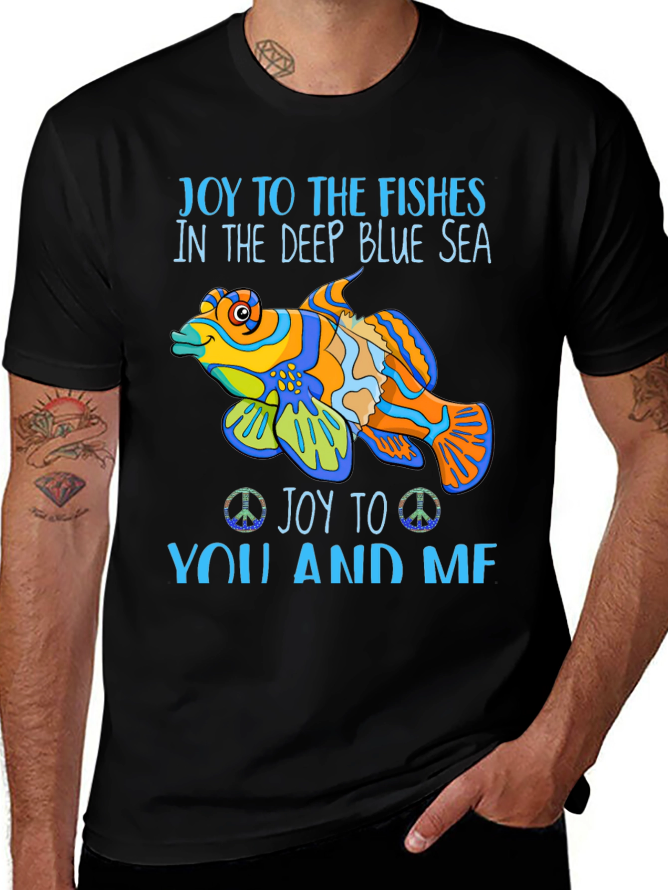 Joy to the Fishes Graphic T-Shirt
