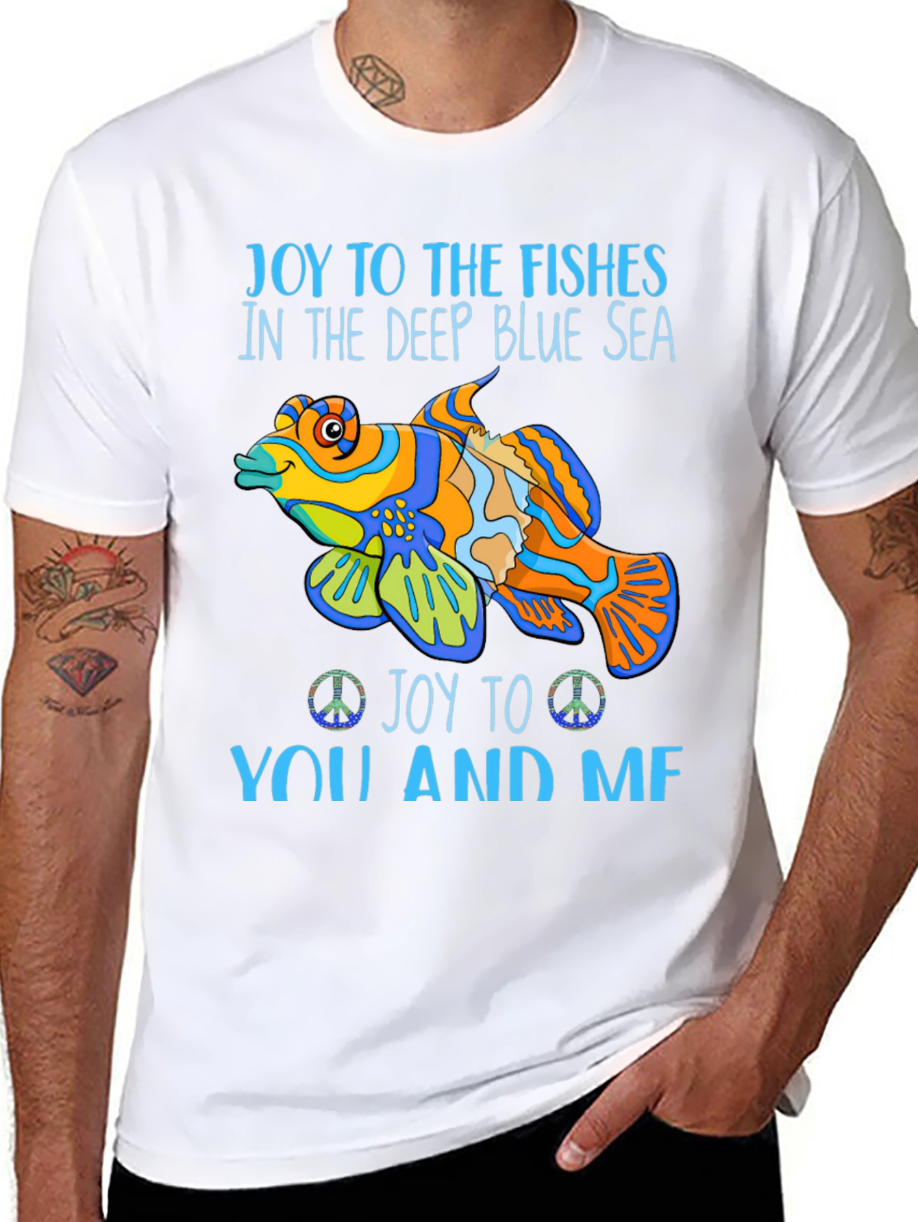 Joy to the Fishes Graphic T-Shirt