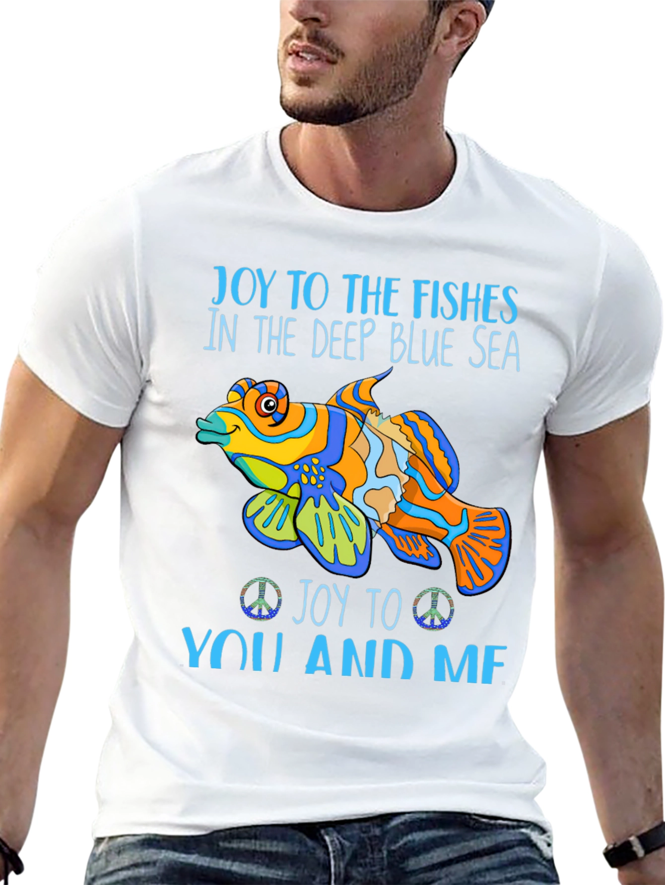 Joy to the Fishes Graphic T-Shirt