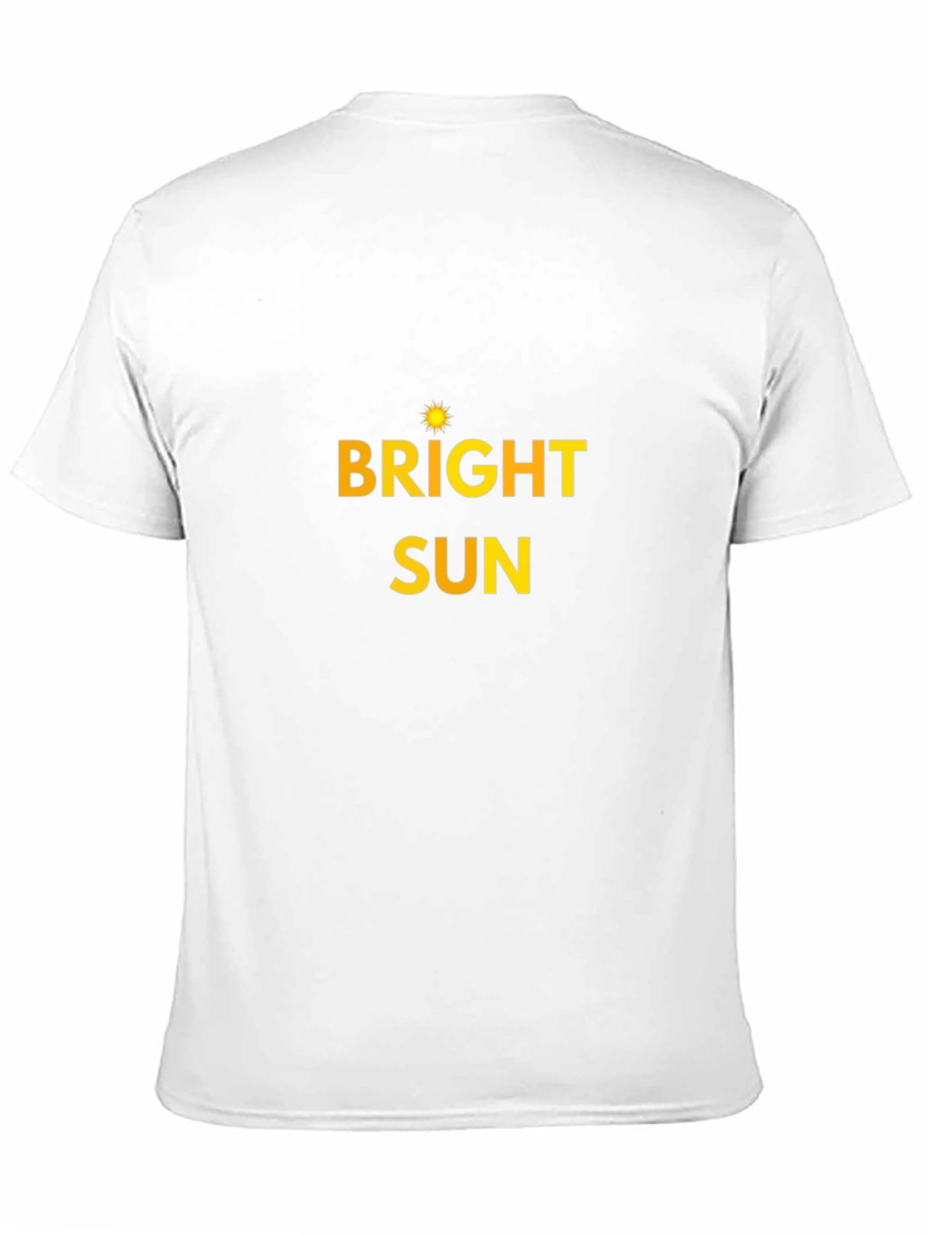 Bright Sun Graphic Tee - Black Cotton T-Shirt