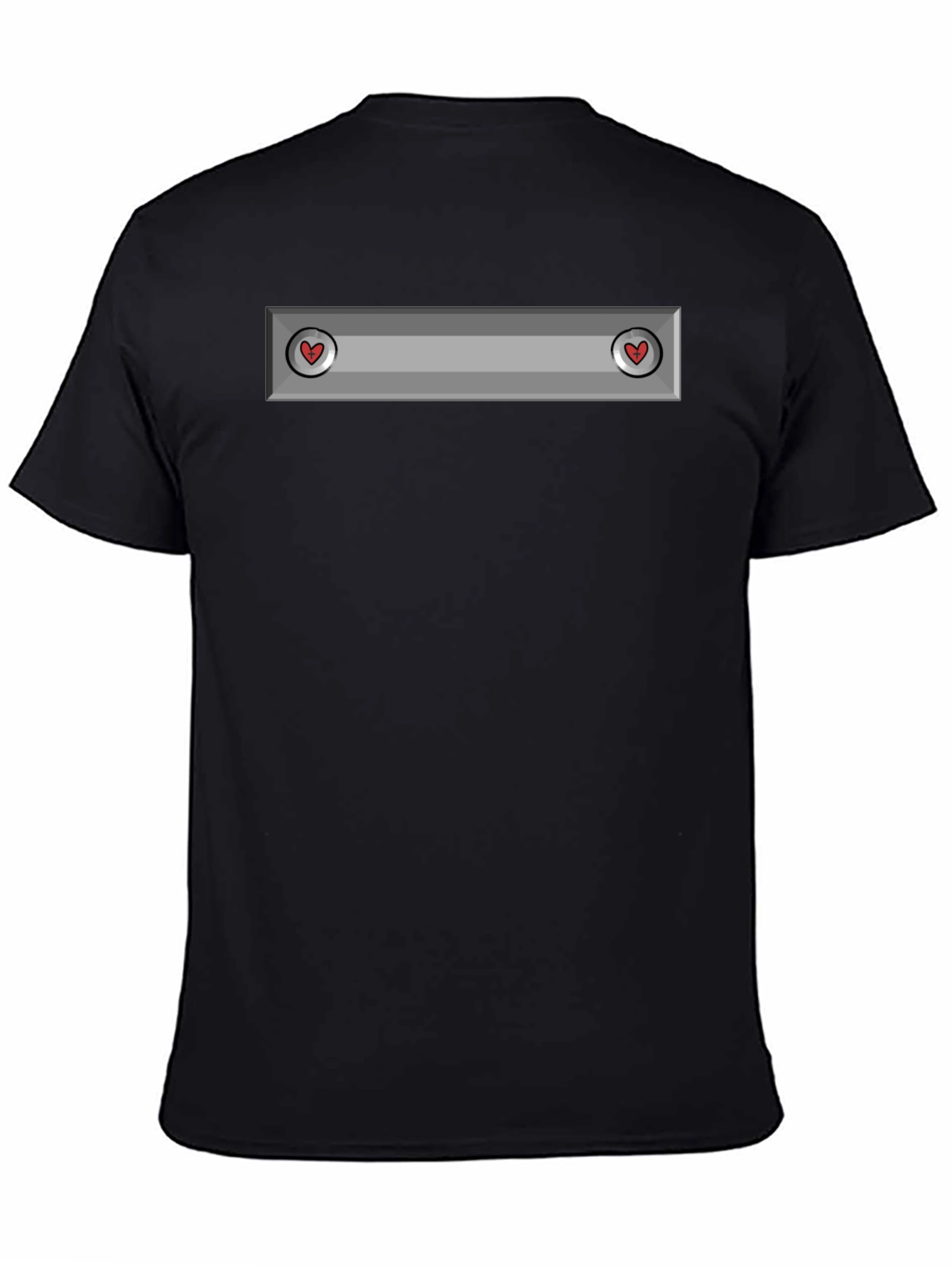 Novelty Pixel Heart Game Over Shirt