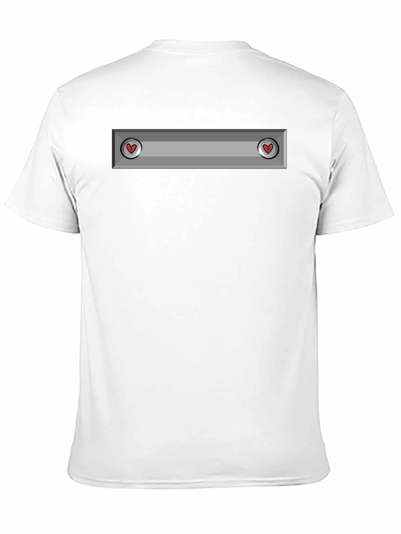 Novelty Pixel Heart Game Over Shirt