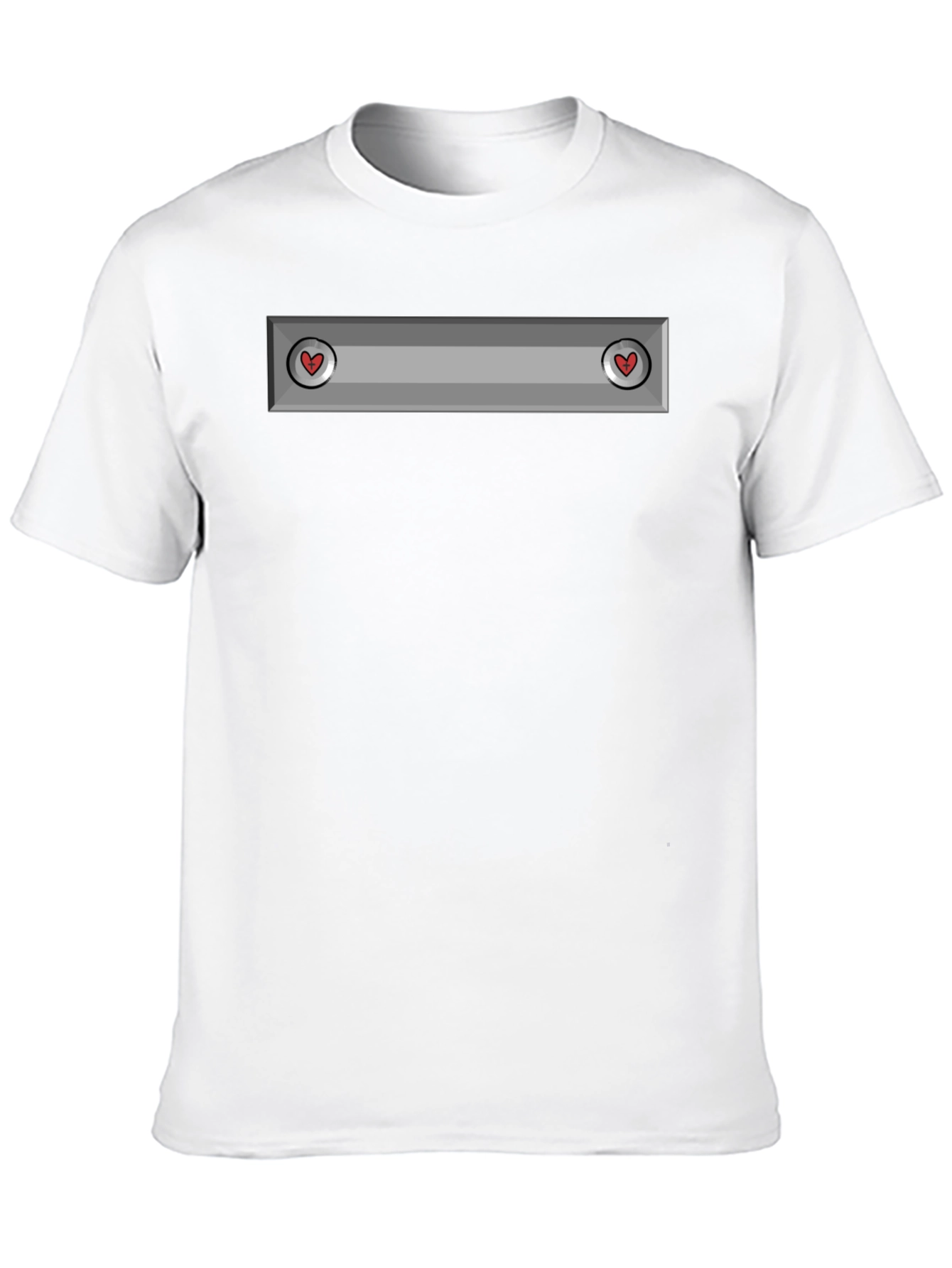Novelty Pixel Heart Game Over Shirt