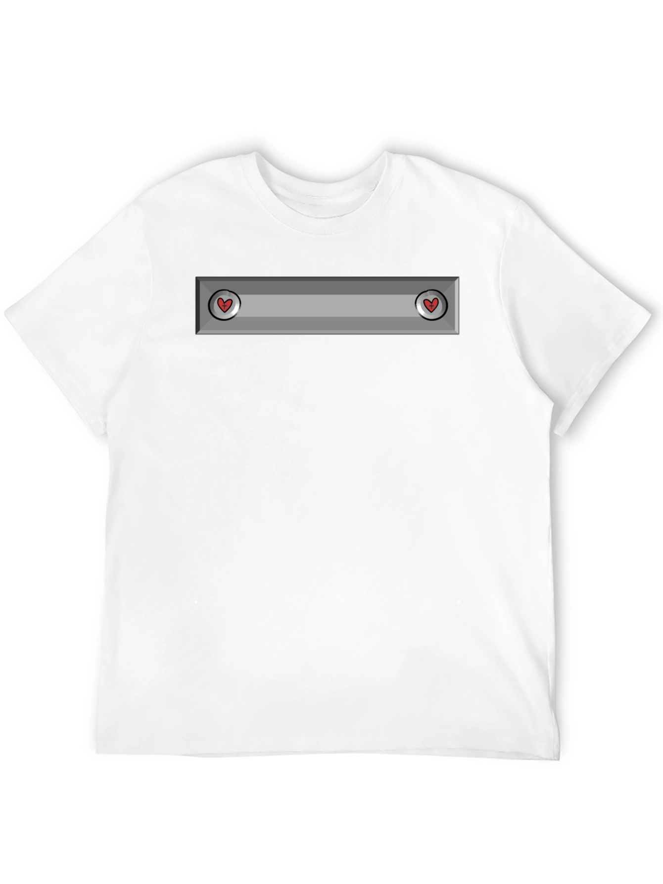 Novelty Pixel Heart Game Over Shirt