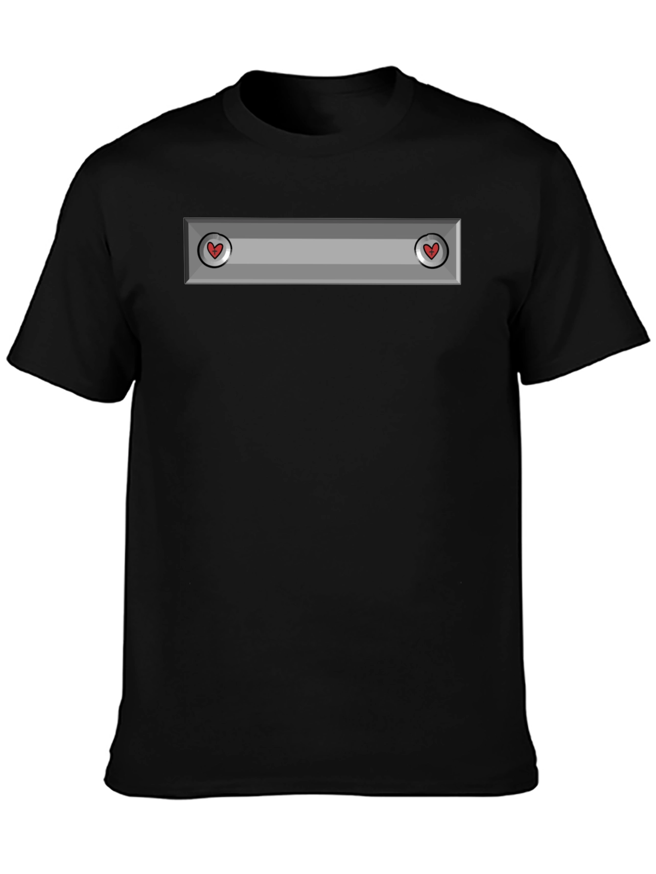 Novelty Pixel Heart Game Over Shirt