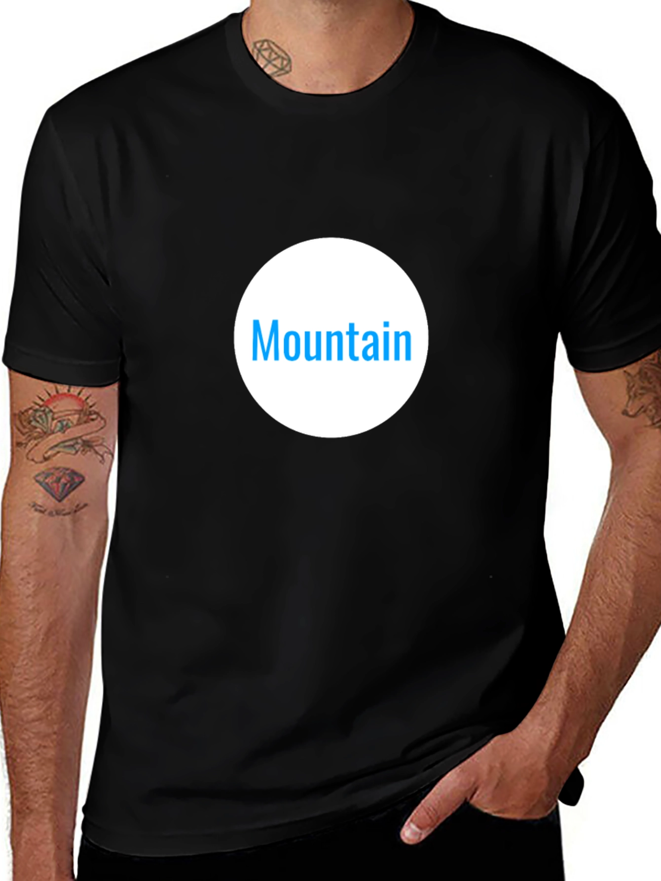 Mountain Graphic Tee - Classic Black T-Shirt