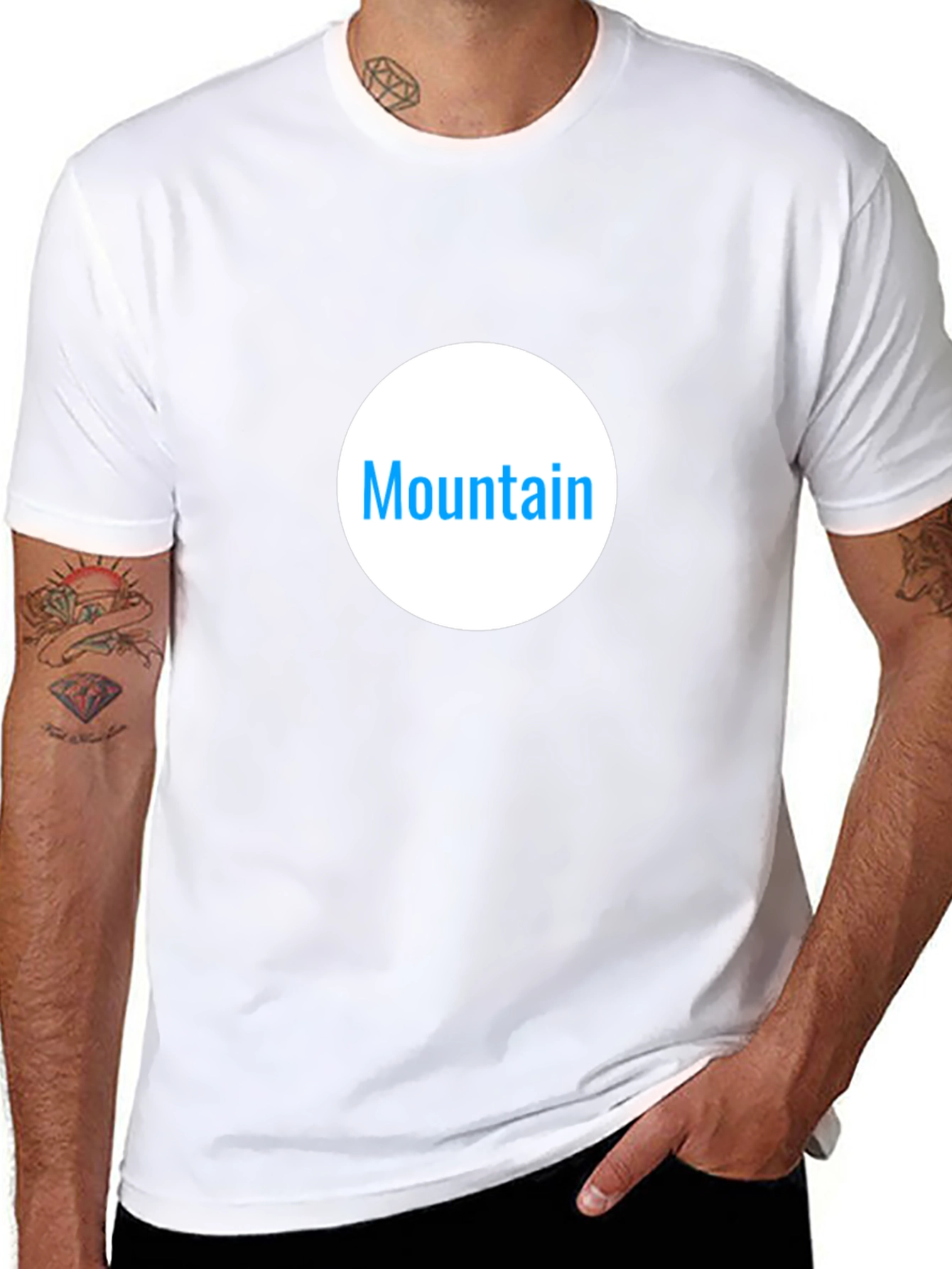 Mountain Graphic Tee - Classic Black T-Shirt