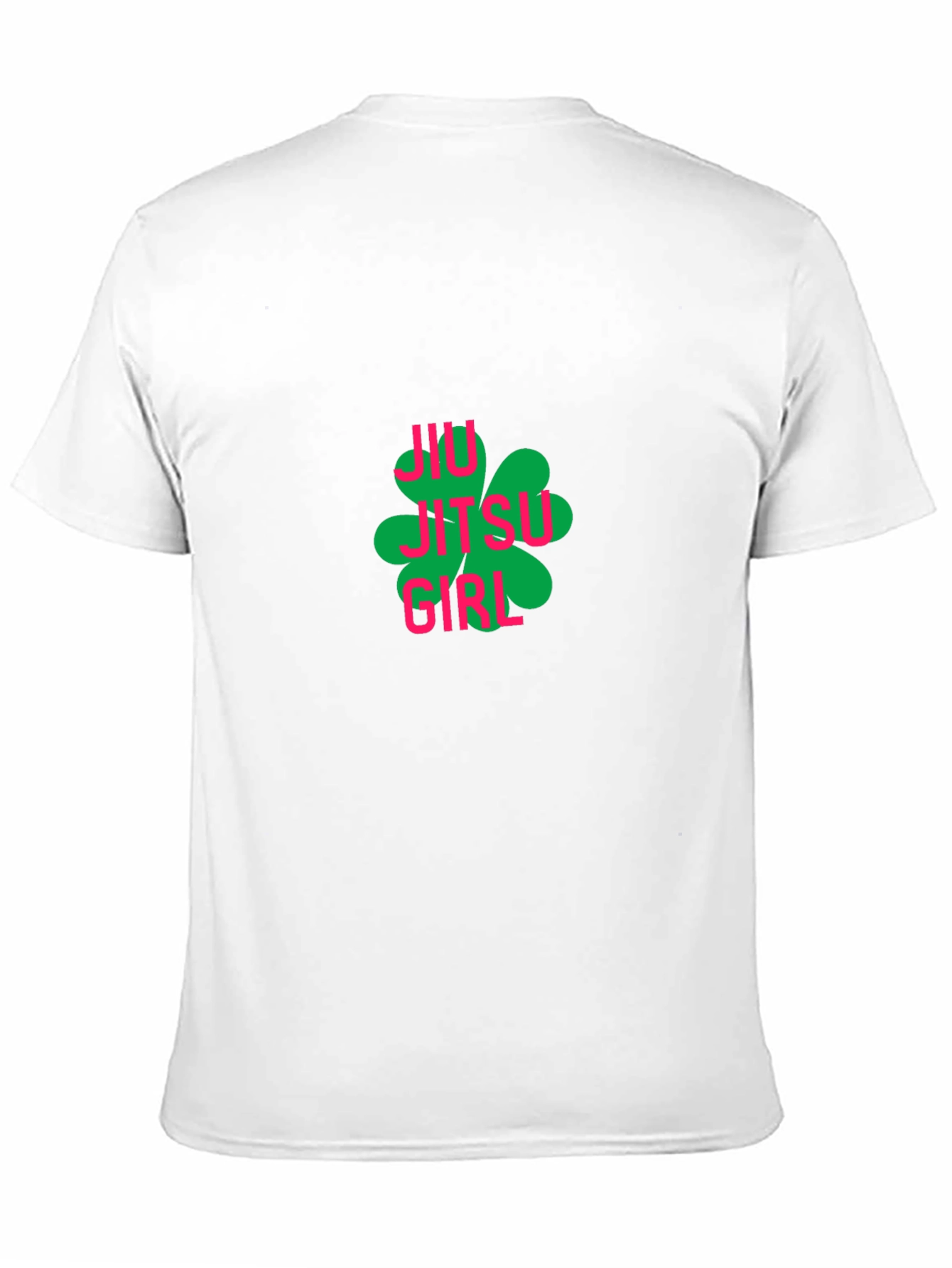 Jiu Jitsu Girl Clover Black T-Shirt