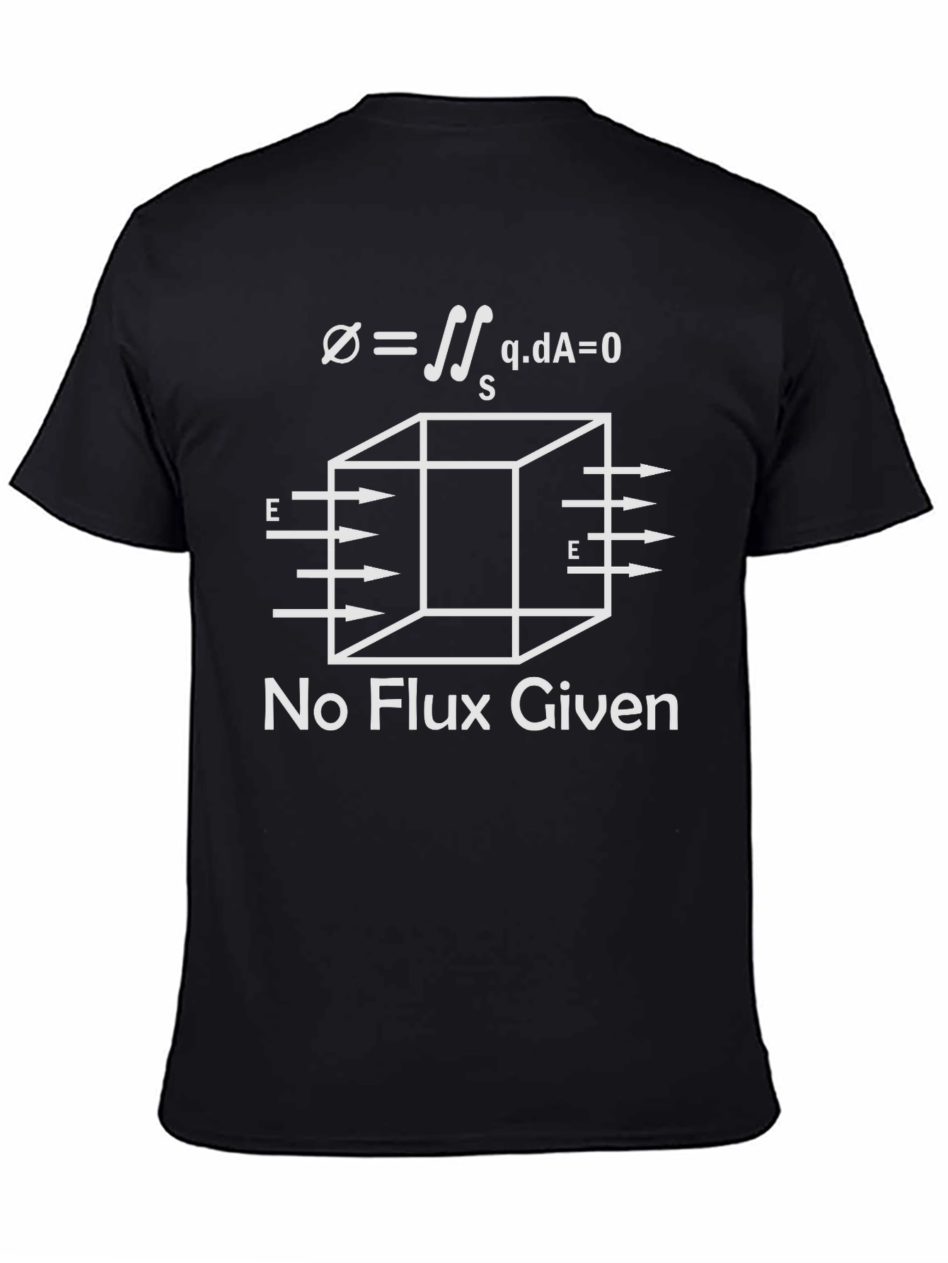 No Flux Given T-Shirt - Physics Humor