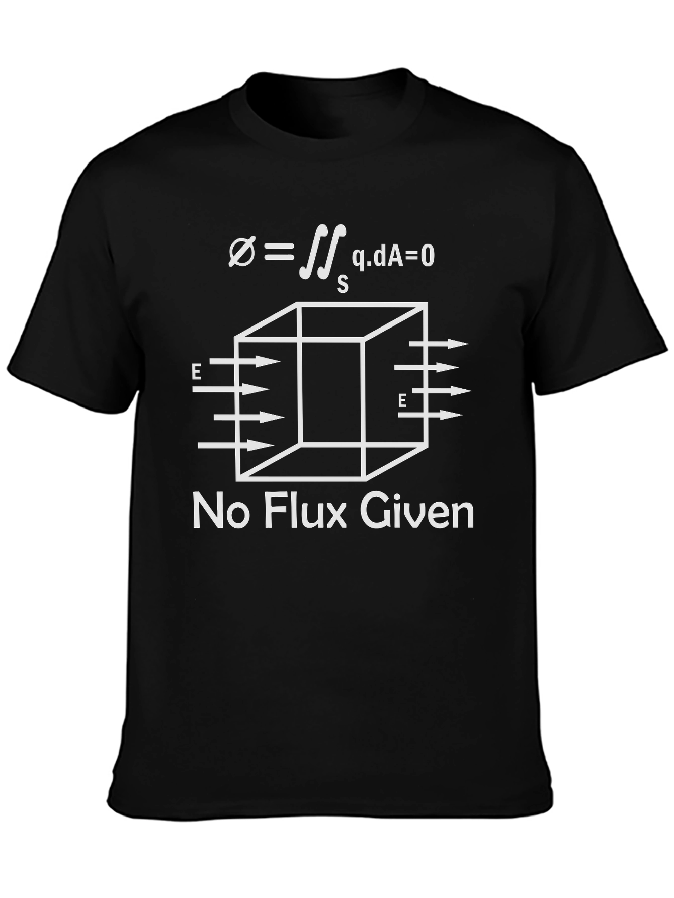 No Flux Given T-Shirt - Physics Humor