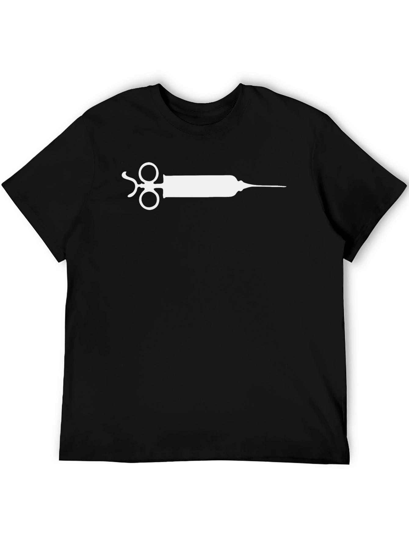 Retro Syringe T-Shirt - Novelty Graphic Tee