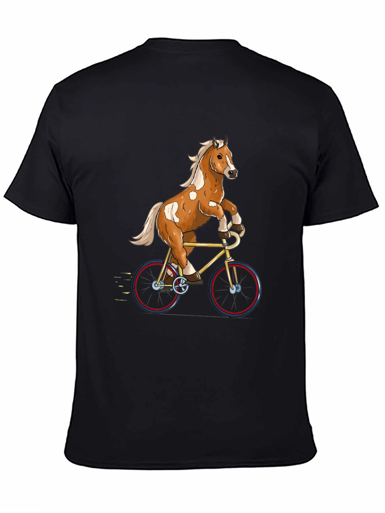 Horse Riding Bicycle Graphic Tee