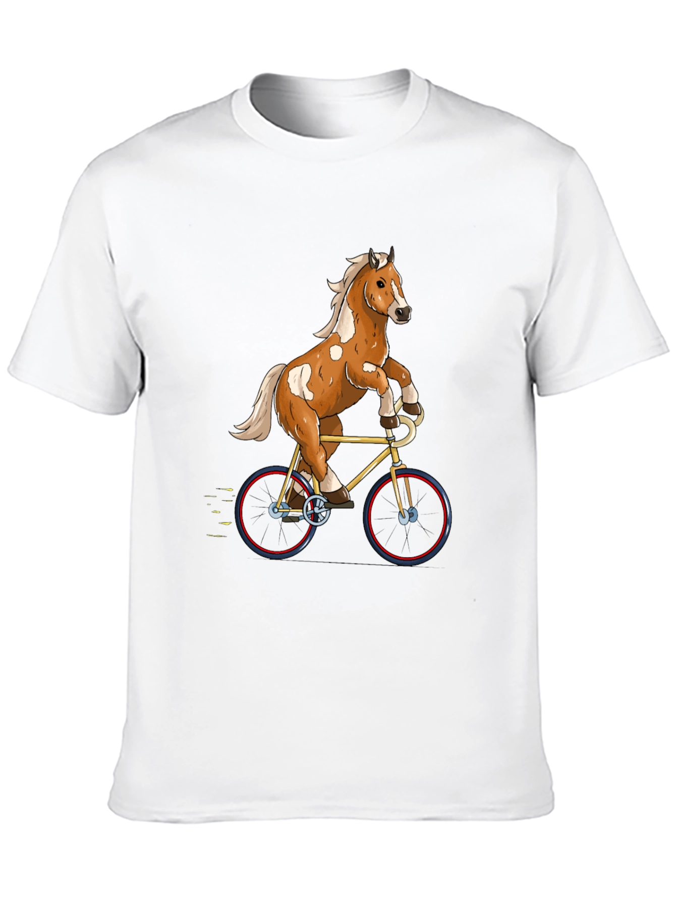 Horse Riding Bicycle Graphic Tee