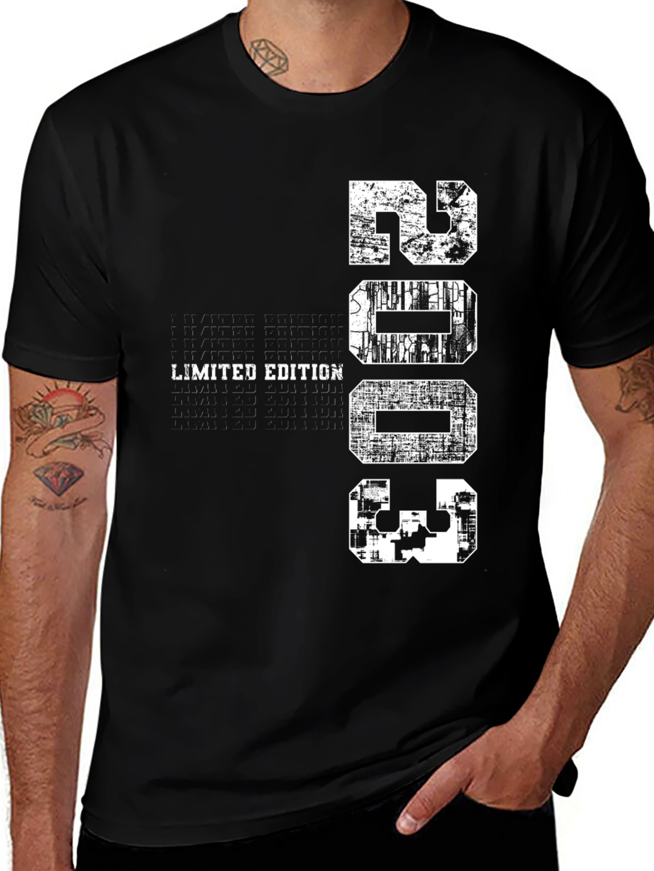 Limited Edition 2003 Graphic Tee - Distressed Style