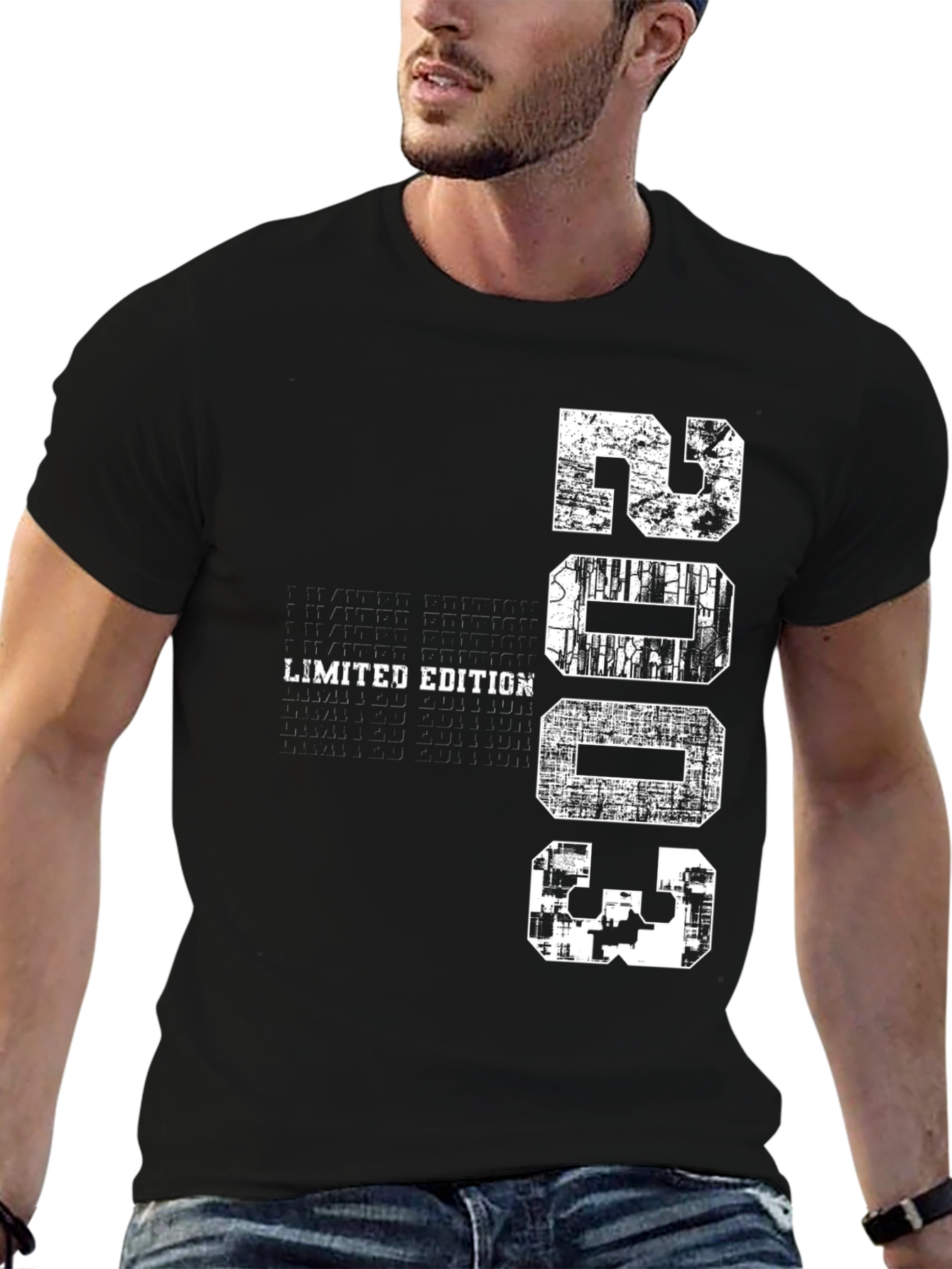Limited Edition 2003 Graphic Tee - Distressed Style